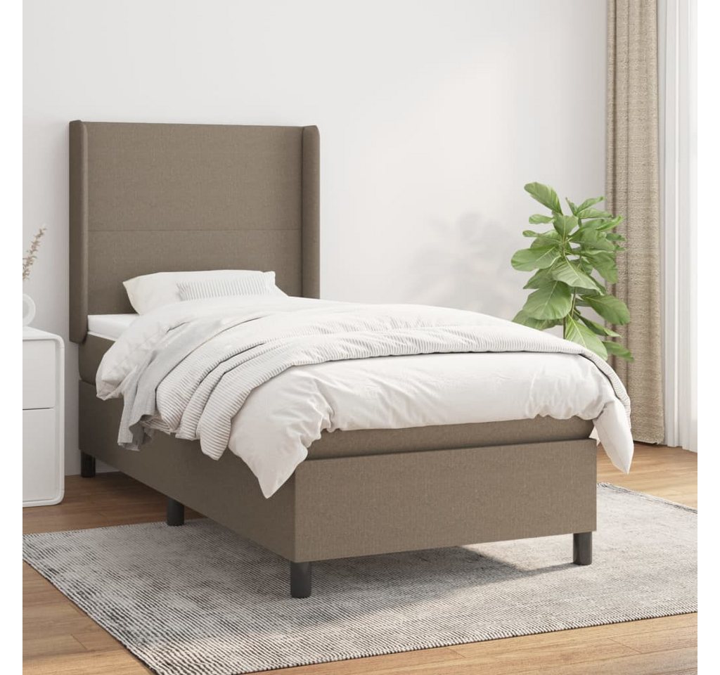 vidaXL Boxspringbett Bett Boxspringbett mit Matratze & Topper Stoff verschi günstig online kaufen