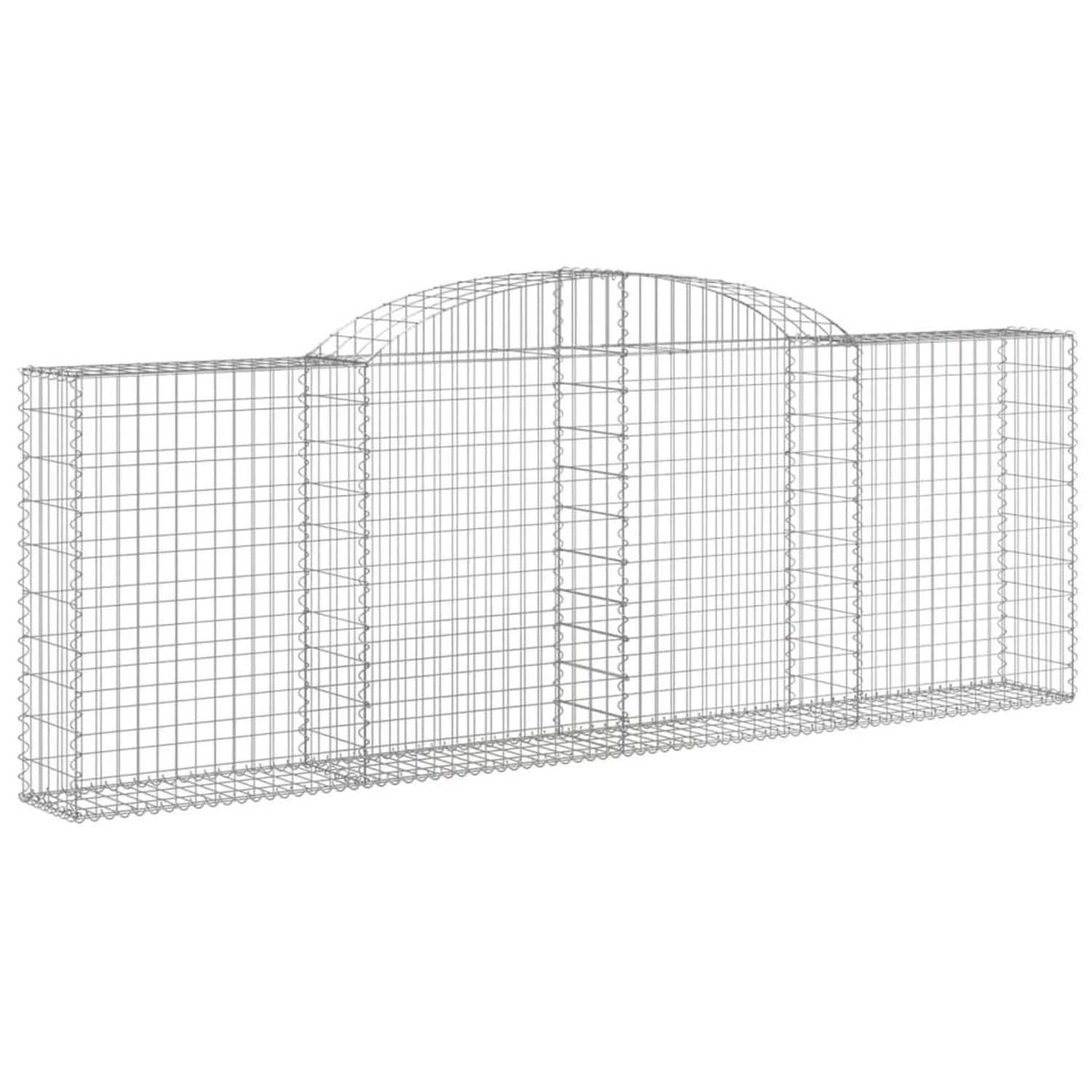 vidaXL Gabionen mit Hochbogen 5 Stk 300x30x100/120cm Eisen 1671261 günstig online kaufen
