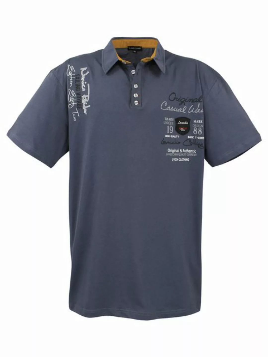 Lavecchia Poloshirt Lavecchia Herren Poloshirt LV-610 (Anthrazit, 5XL) Herr günstig online kaufen