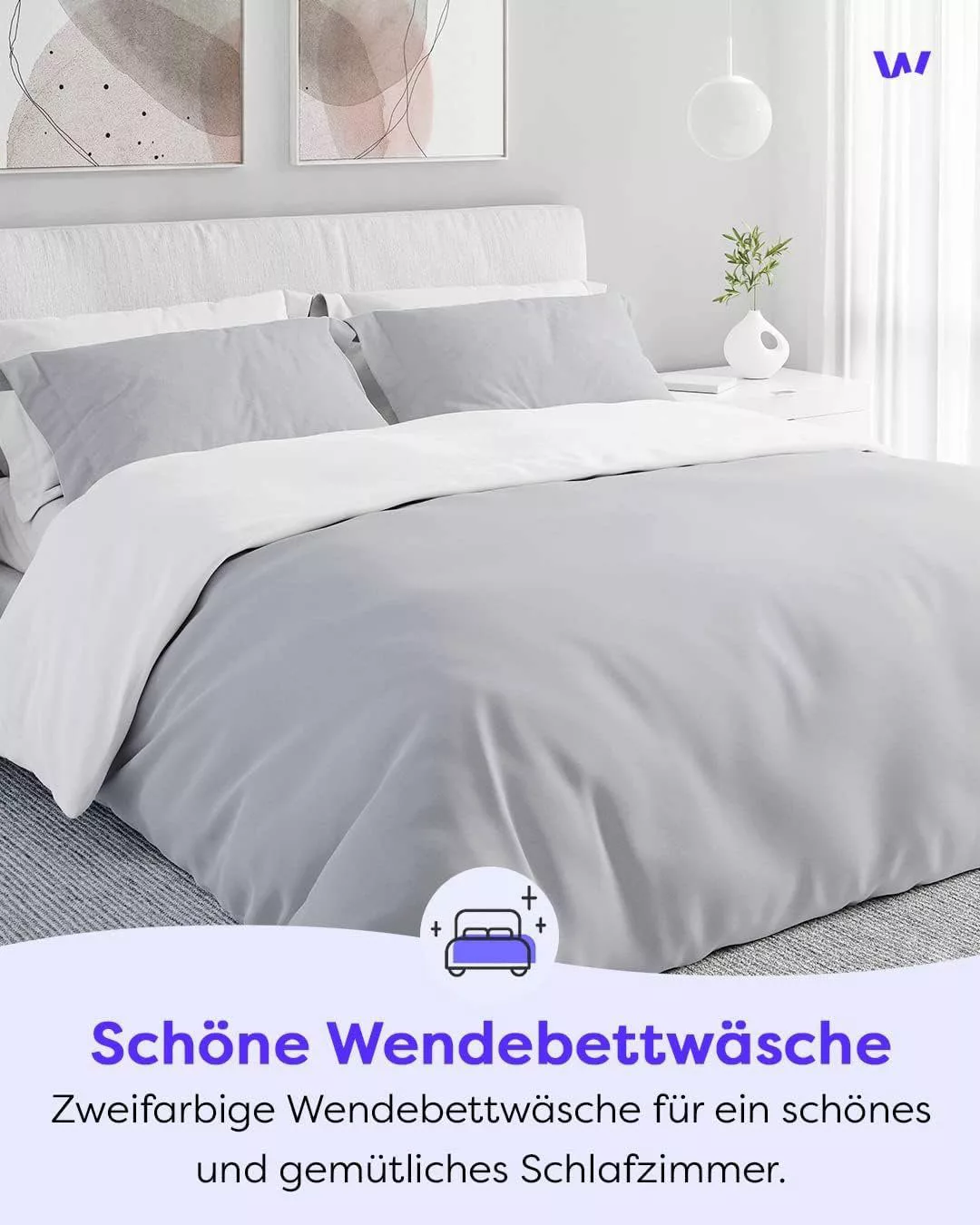 Wolkenfeld Wendebettwäsche Mikrofaser Bettwäsche - Allergiker günstig online kaufen