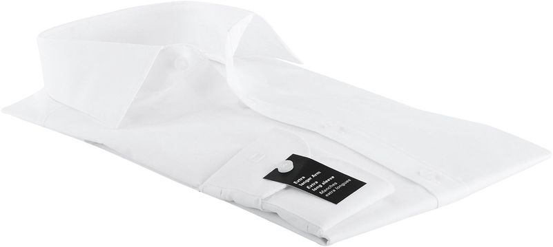 OLYMP Level Five Hemd Extra Lange Ärmel Weiß Body Fit - Größe 44 günstig online kaufen