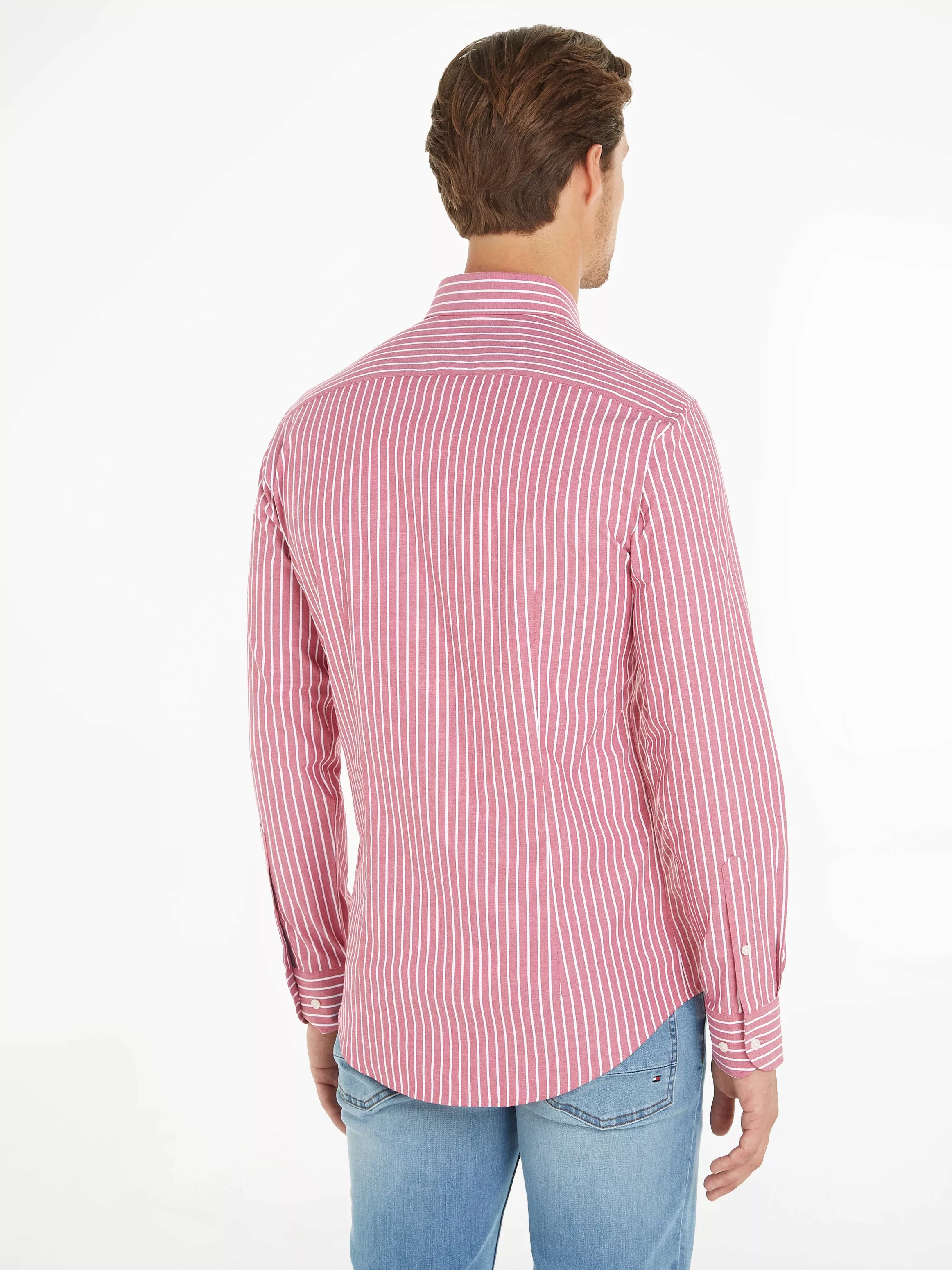 Tommy Hilfiger Langarmhemd CL STRETCH TWILL STRIPE SF SHIRT günstig online kaufen