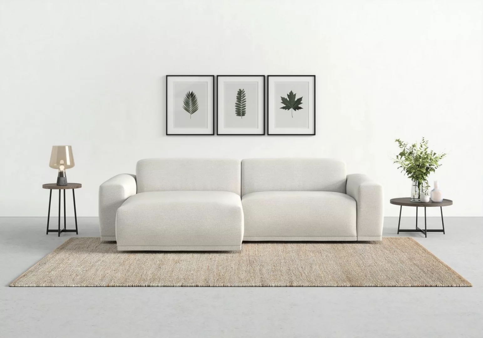 TRENDMANUFAKTUR Ecksofa Braga, mit hochwertigem Kaltschaum, L-Form, in Cord günstig online kaufen