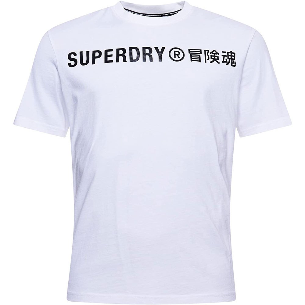 Superdry Corporate Logo Foil Kurzärmeliges T-shirt L Optic günstig online kaufen