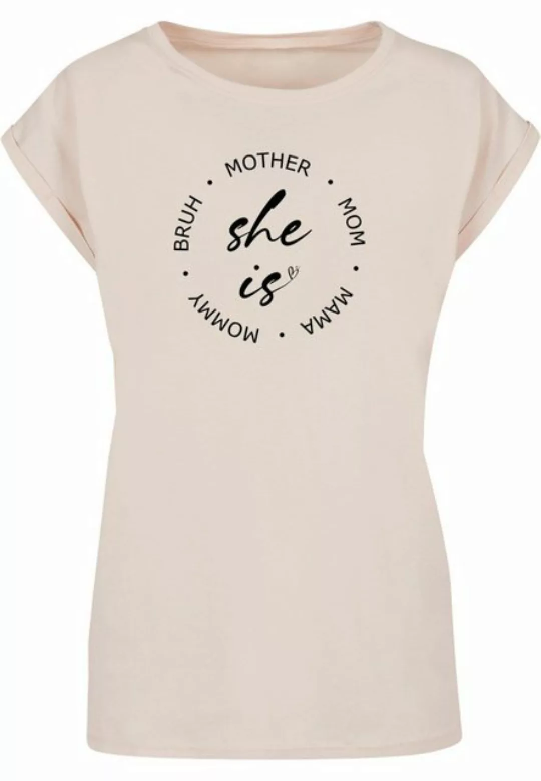 Merchcode T-Shirt Merchcode Damen Ladies Mothers Day - She is T-Shirt (1-tl günstig online kaufen