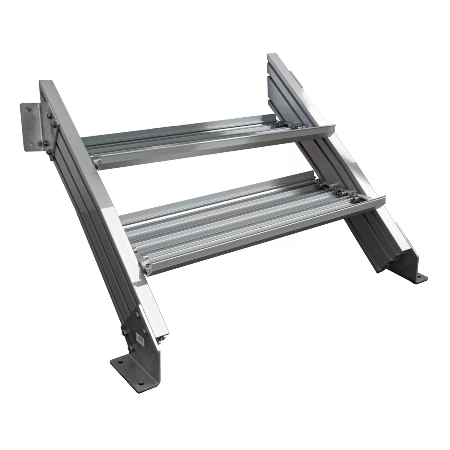 Treba Außentreppe Alaska 3 mit 2 Stufenwanne 100 cm x 30,7 cm Aluminium günstig online kaufen