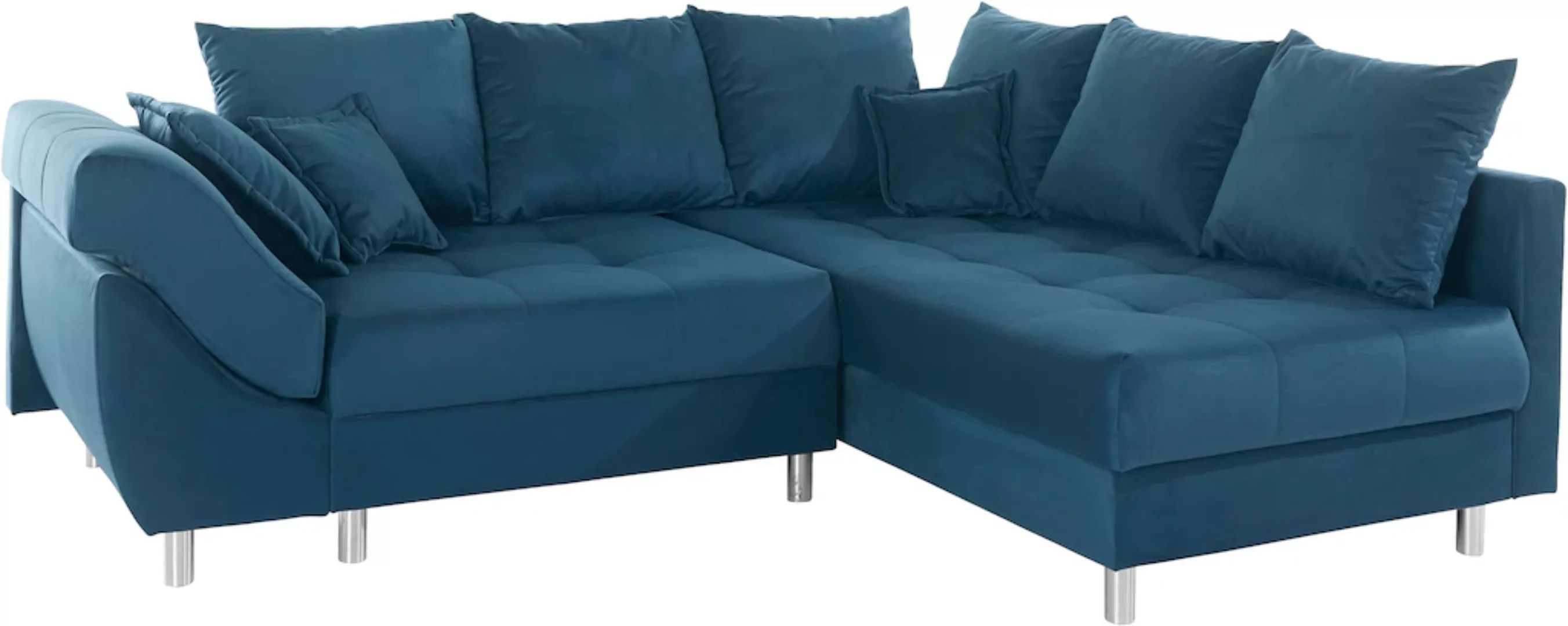 COLLECTION AB Ecksofa Joseli, mit Zier- und Rückenkissen, komfortable Schan günstig online kaufen