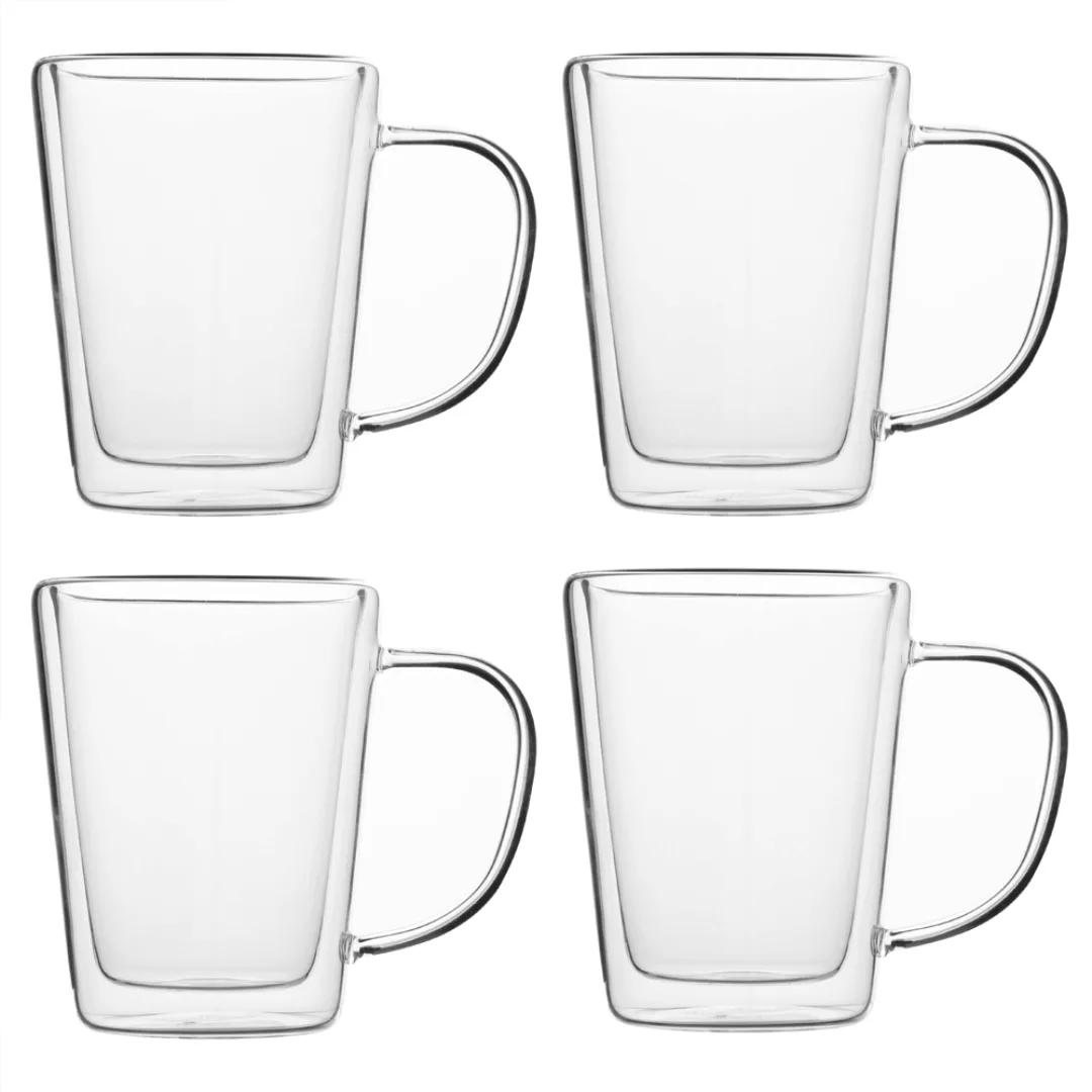 Teekanne Glas 1,2L inkl. Teegläser 4er-Set günstig online kaufen