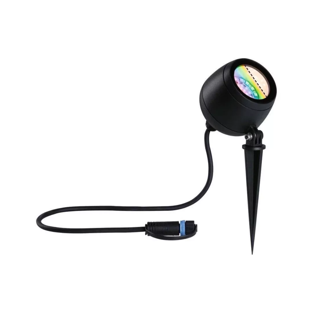 LED Zigbee Plug & Shine Erdspießleuchte Kikolo RGBW in Anthrazit 6,2W 400lm günstig online kaufen