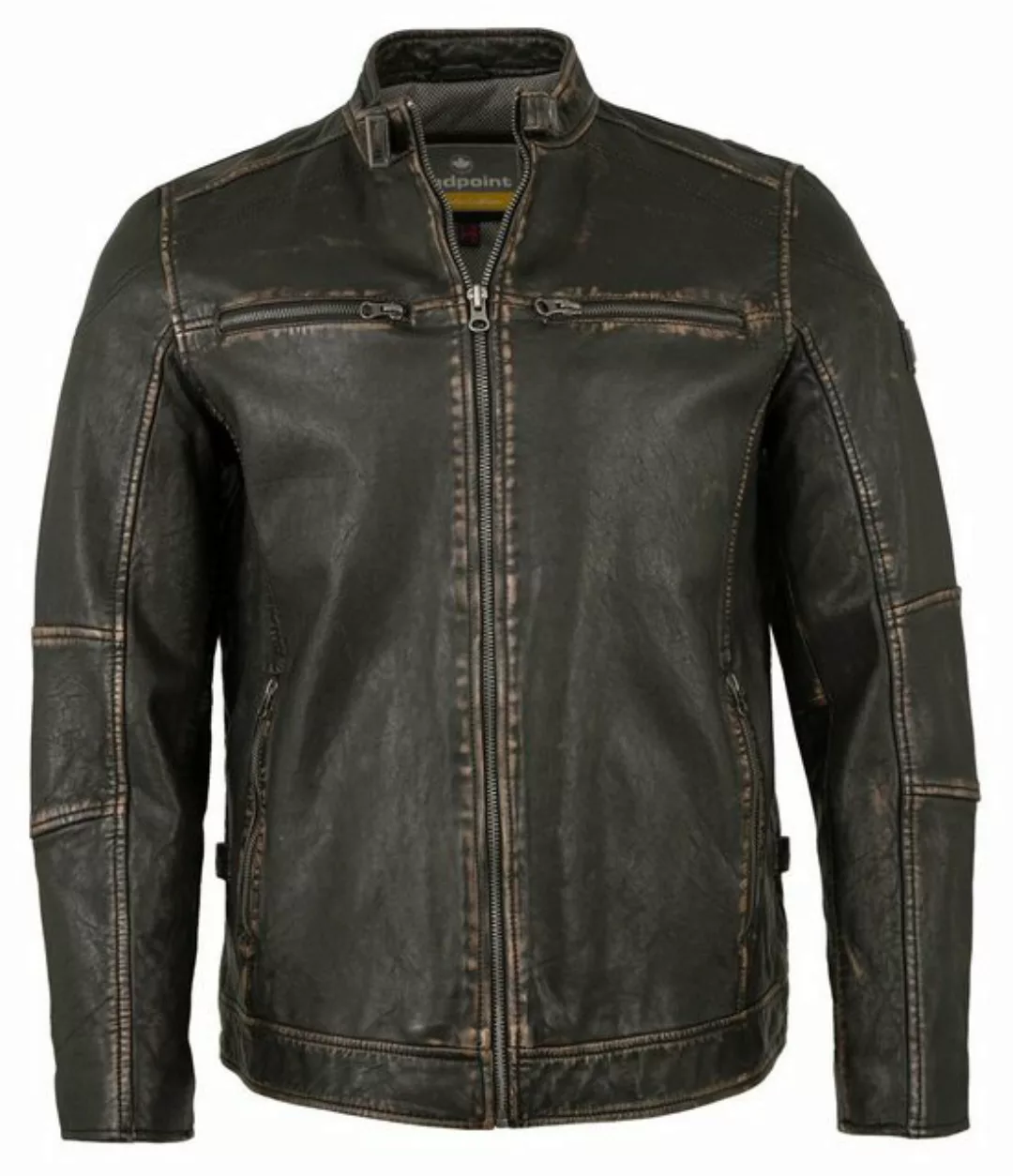 Redpoint Lederjacke Reginald Redpoint - Herren Lederjacke Lammnappa Bikerja günstig online kaufen