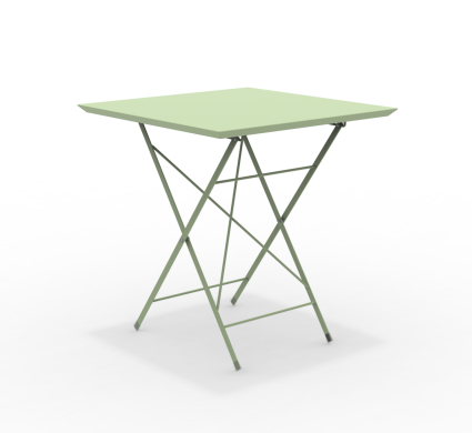 STEP - robuster Outdoortisch klappbar 70x70 cm grün günstig online kaufen