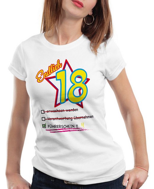 style3 T-Shirt Endlich 8 Führerschein Geburtstag Party Fun volljährig achtz günstig online kaufen