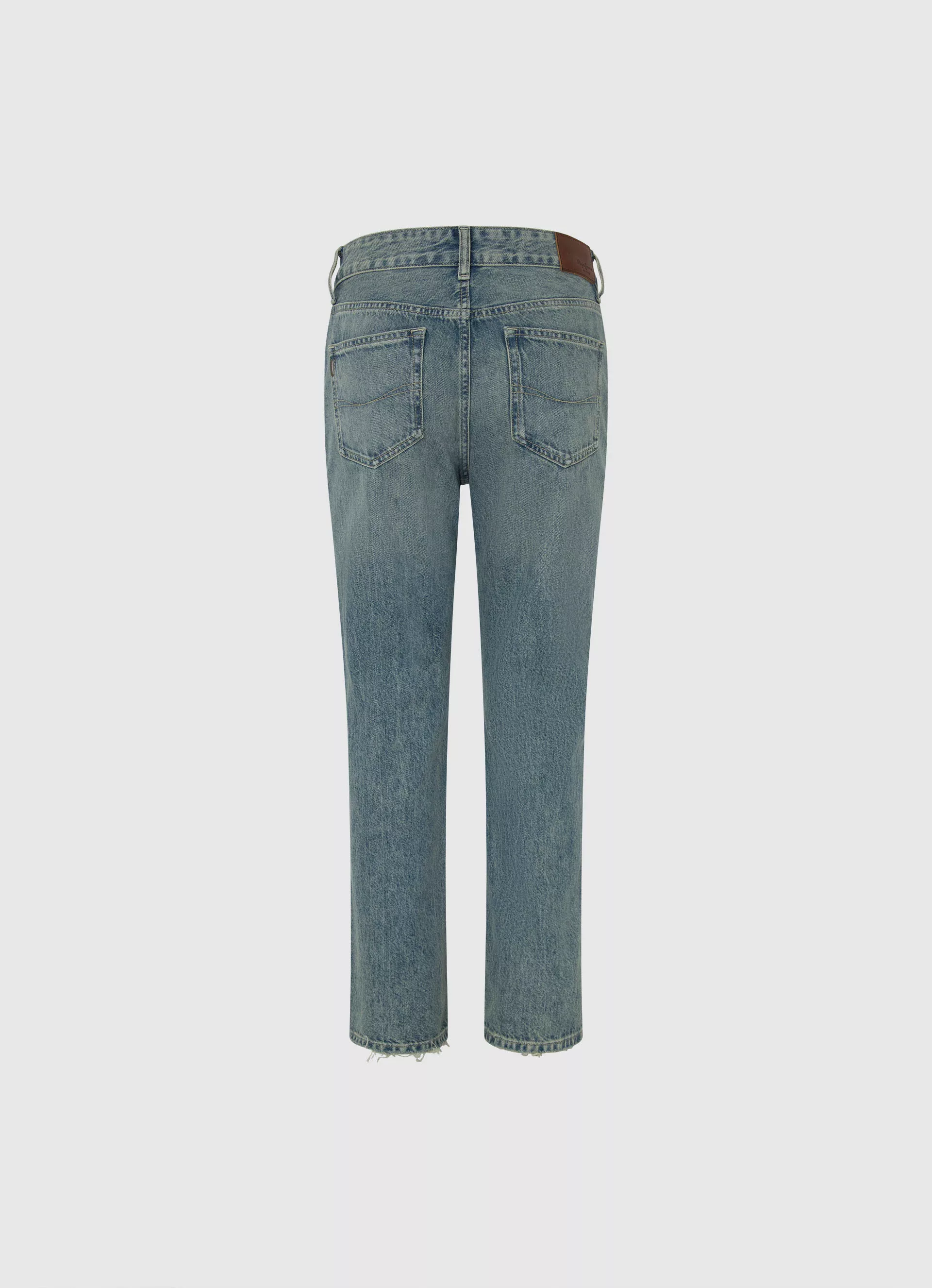 Pepe Jeans Straight-Jeans "STRAIGHT JEANS MW", aus robustem Baumwolldenim günstig online kaufen