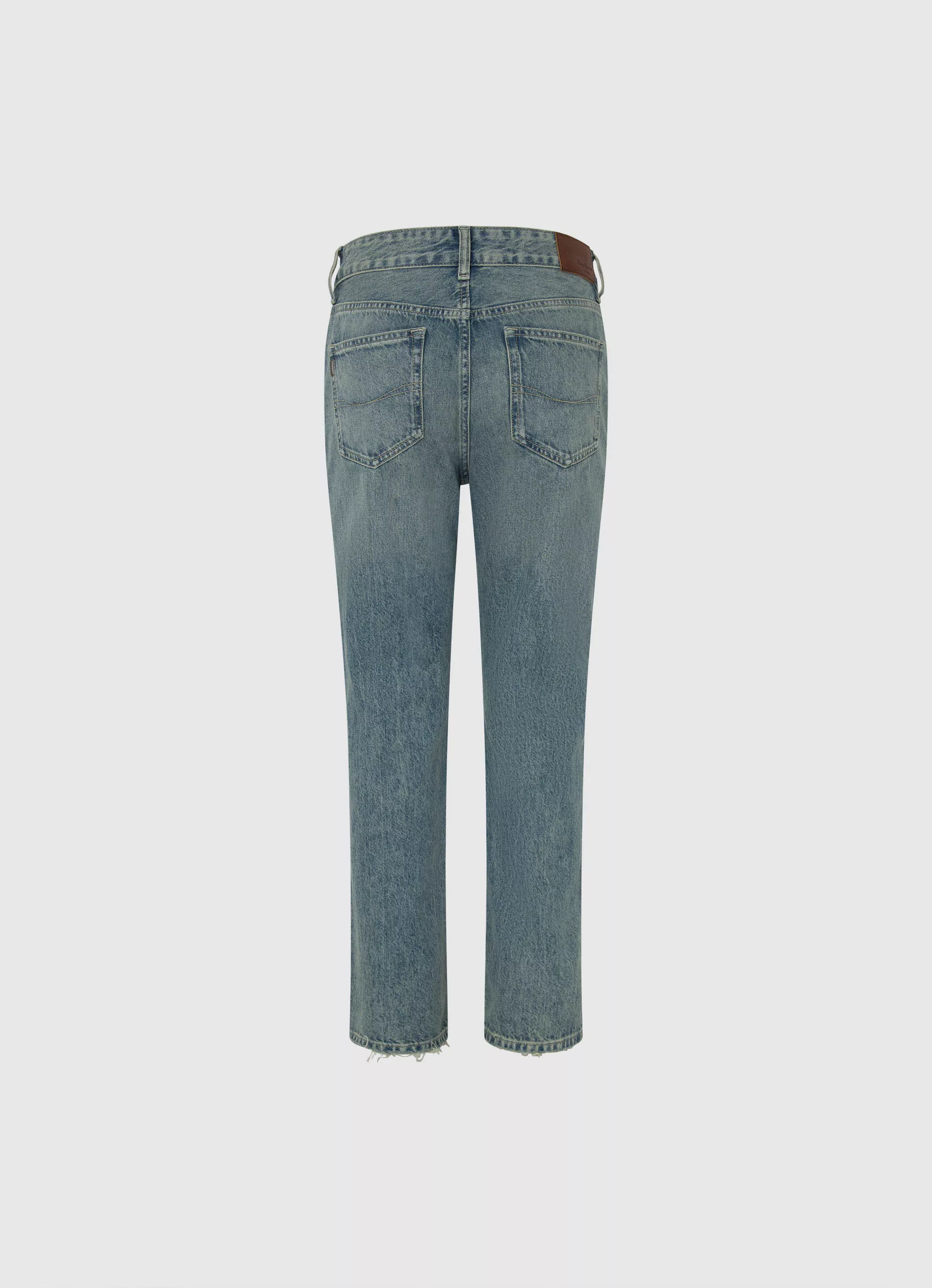 Pepe Jeans Straight-Jeans STRAIGHT JEANS MW aus robustem Baumwolldenim günstig online kaufen