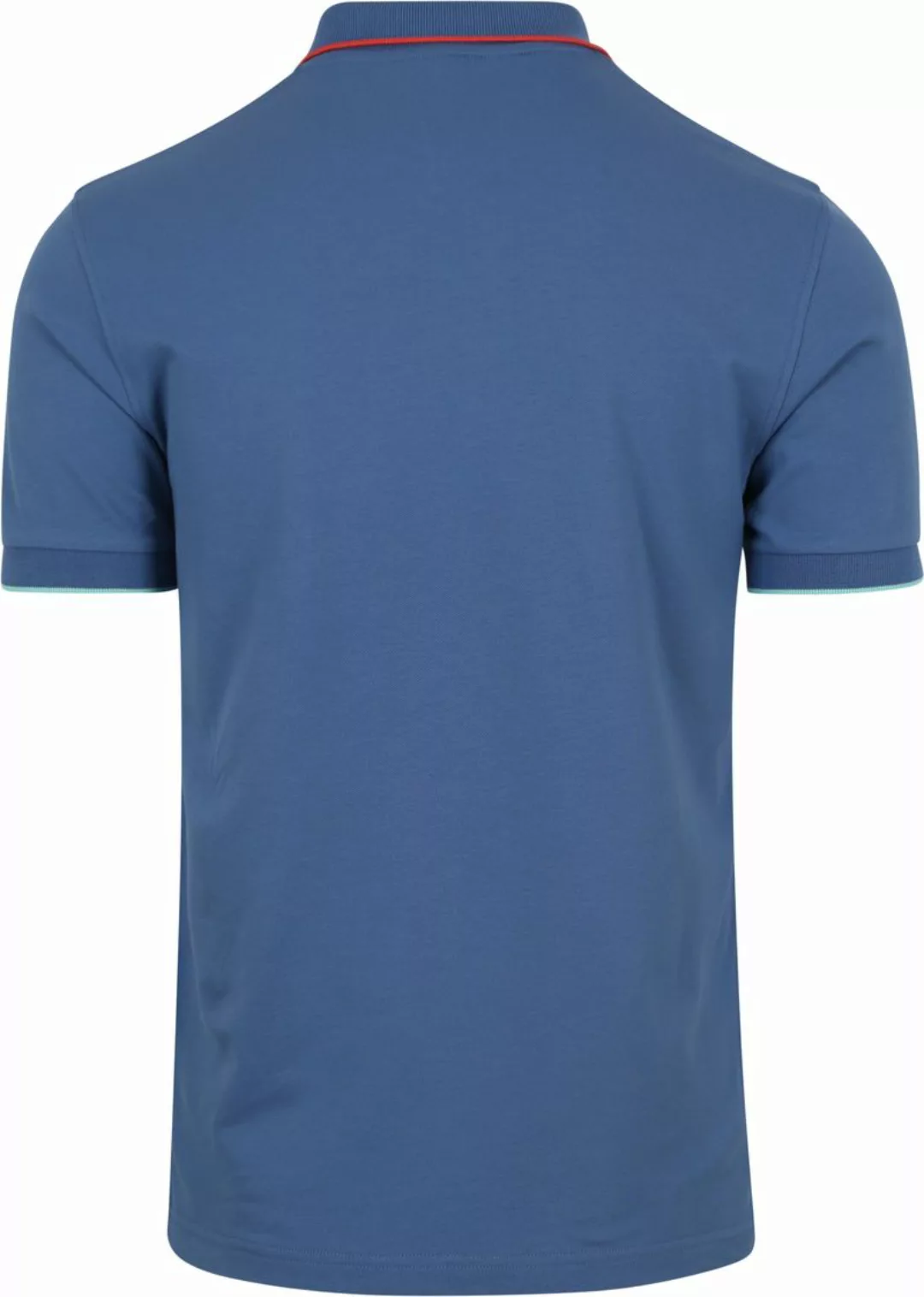 Sun68 Poloshirt Small Stripe Collar Blau - Größe L günstig online kaufen