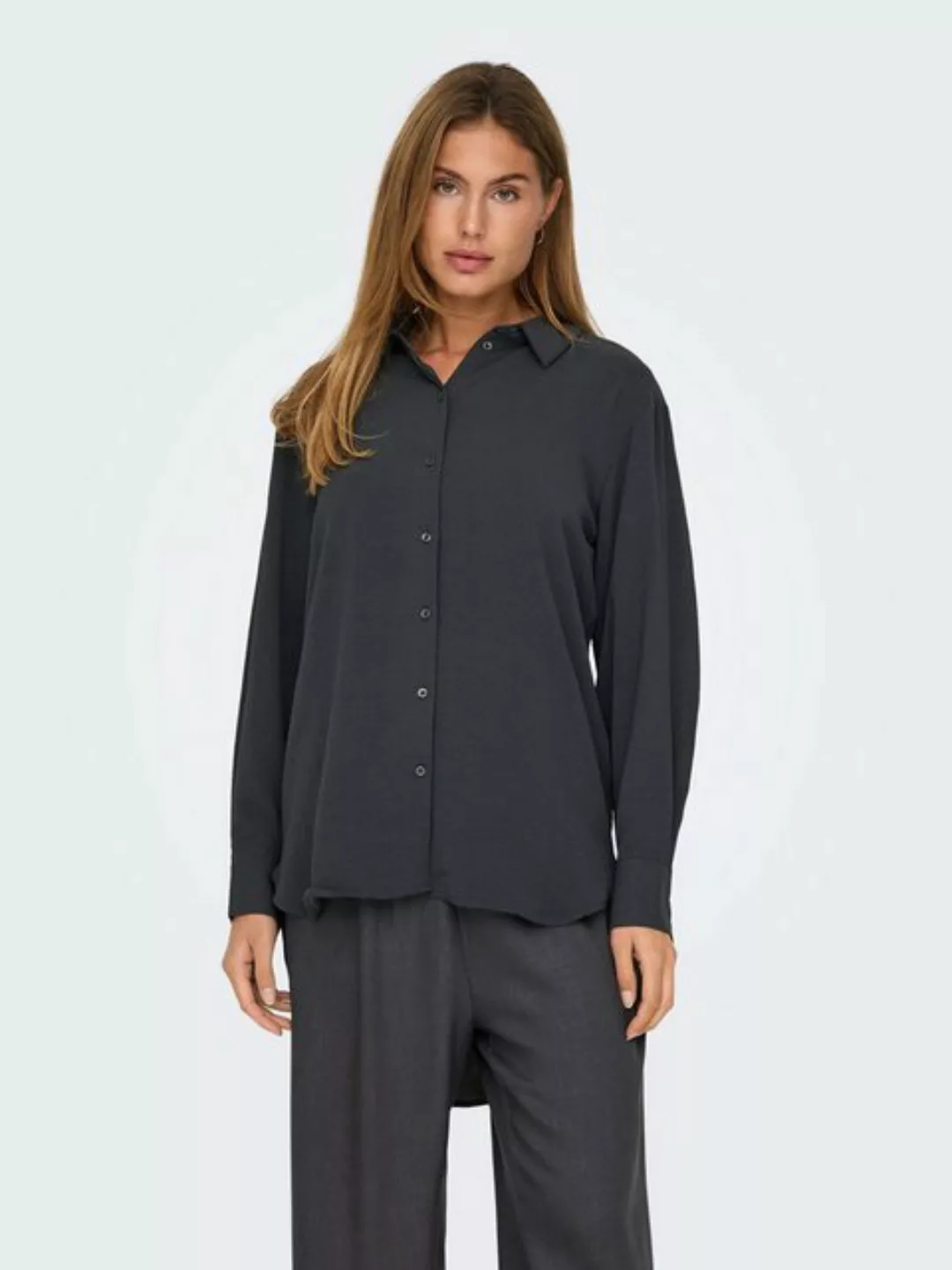 JACQUELINE de YONG Blusenshirt Bluse Hemdkragen Langarm Knopfleiste JDYKENT günstig online kaufen