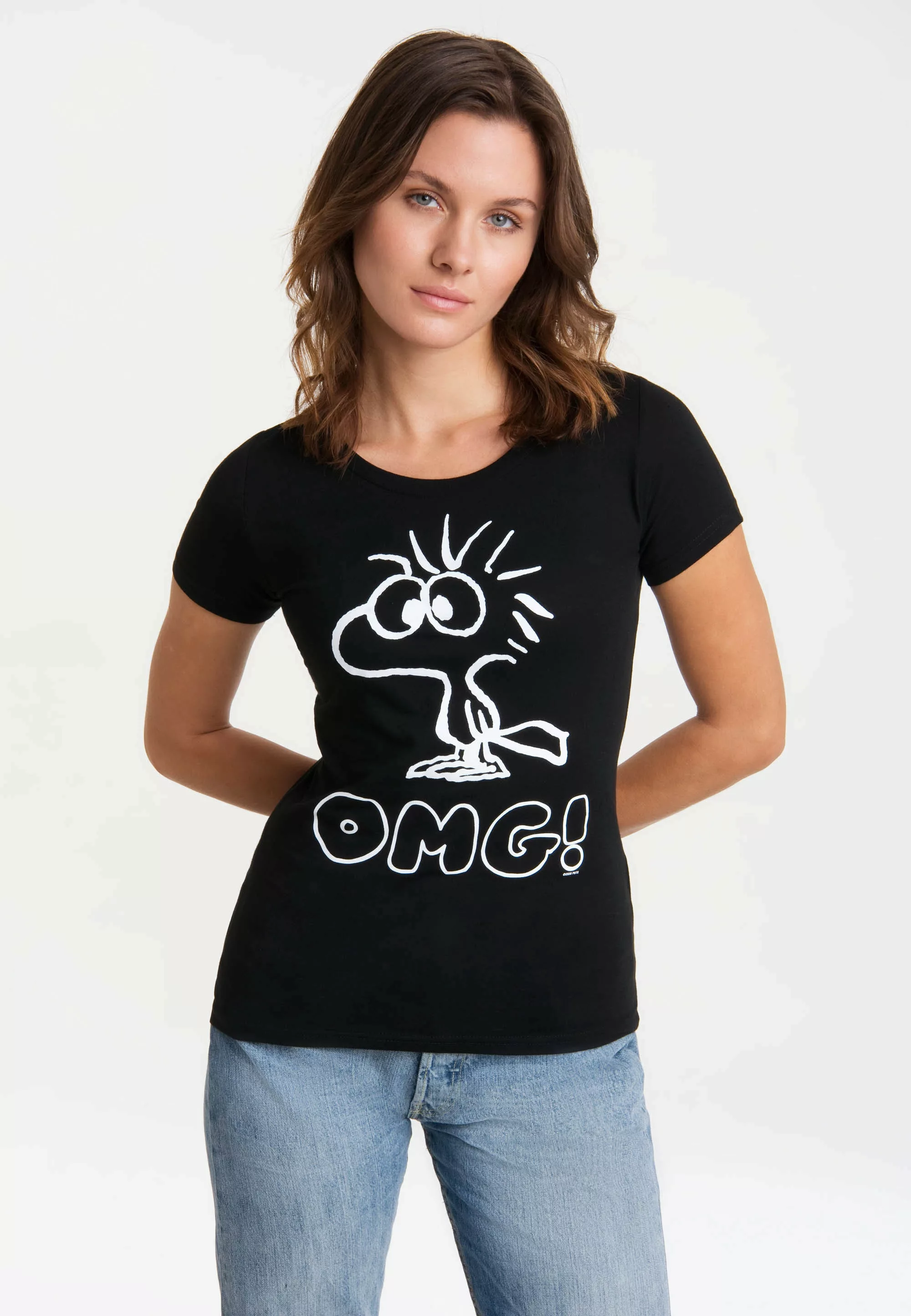 LOGOSHIRT T-Shirt "Woodstock", mit lizenziertem Originaldesign günstig online kaufen