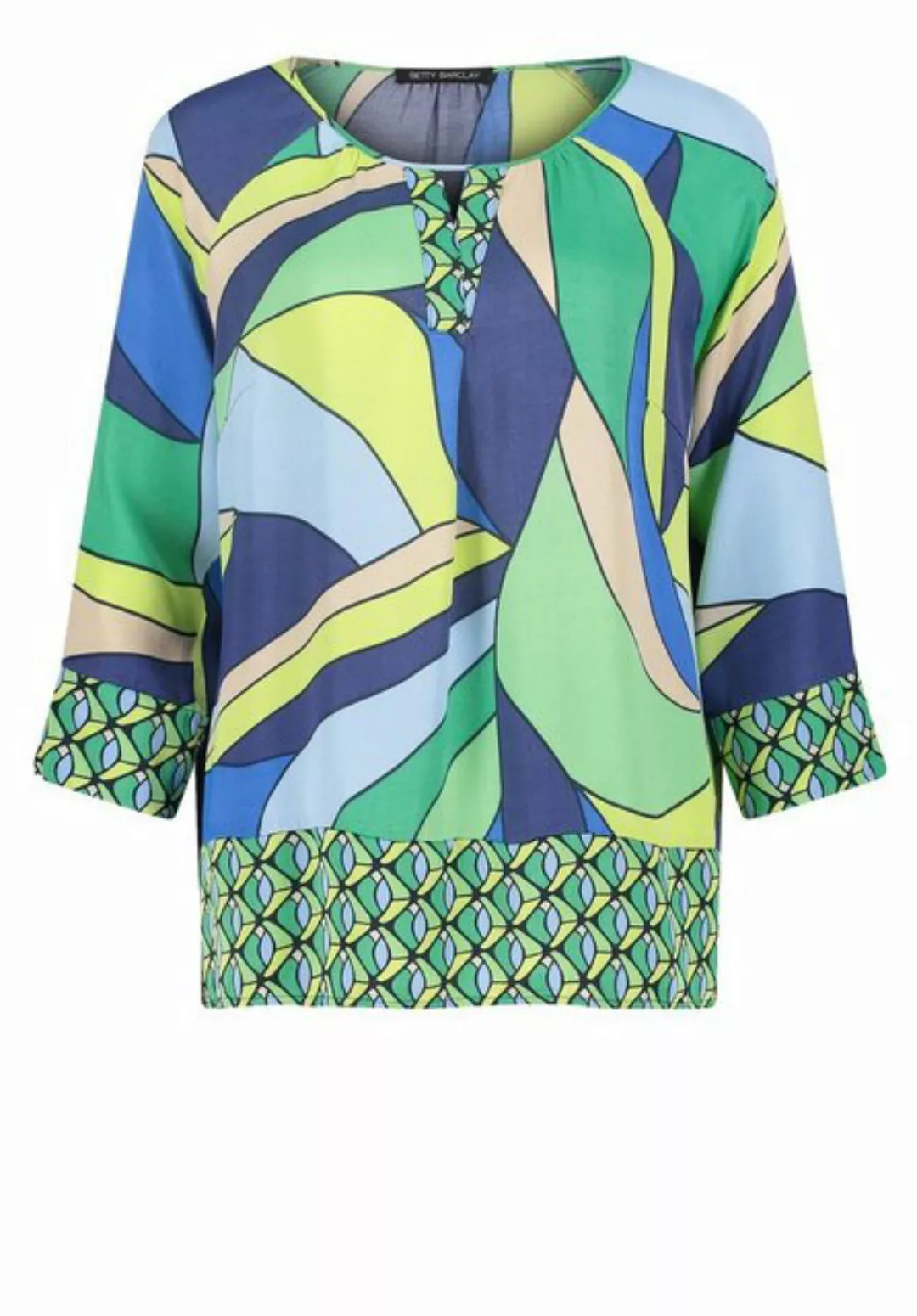 Betty Barclay Blusenshirt Bluse Lang 3/4 Arm, Blue/Green günstig online kaufen