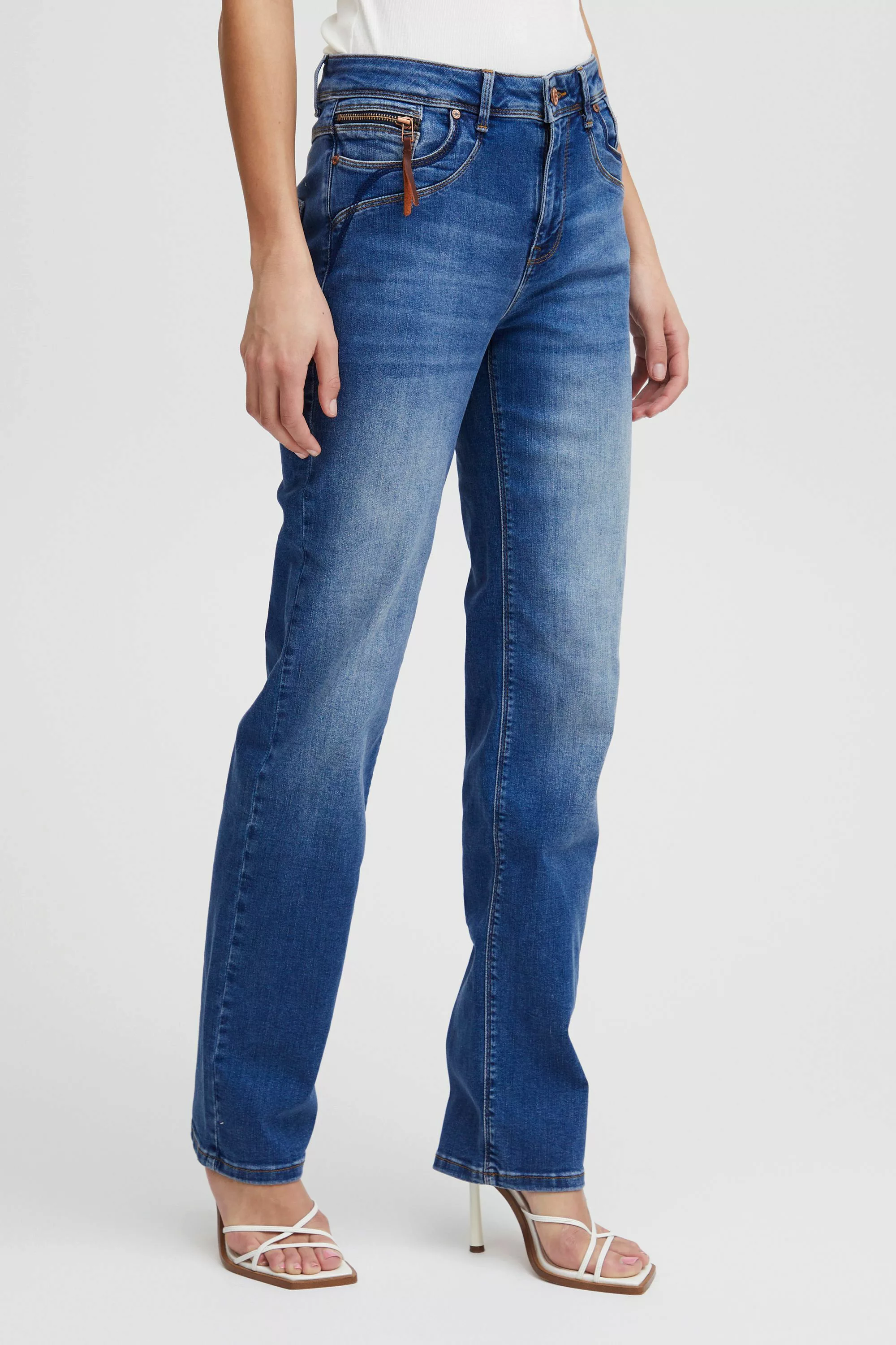 Pulz Jeans Röhrenjeans "Rhrenjeans PZKarolina" günstig online kaufen