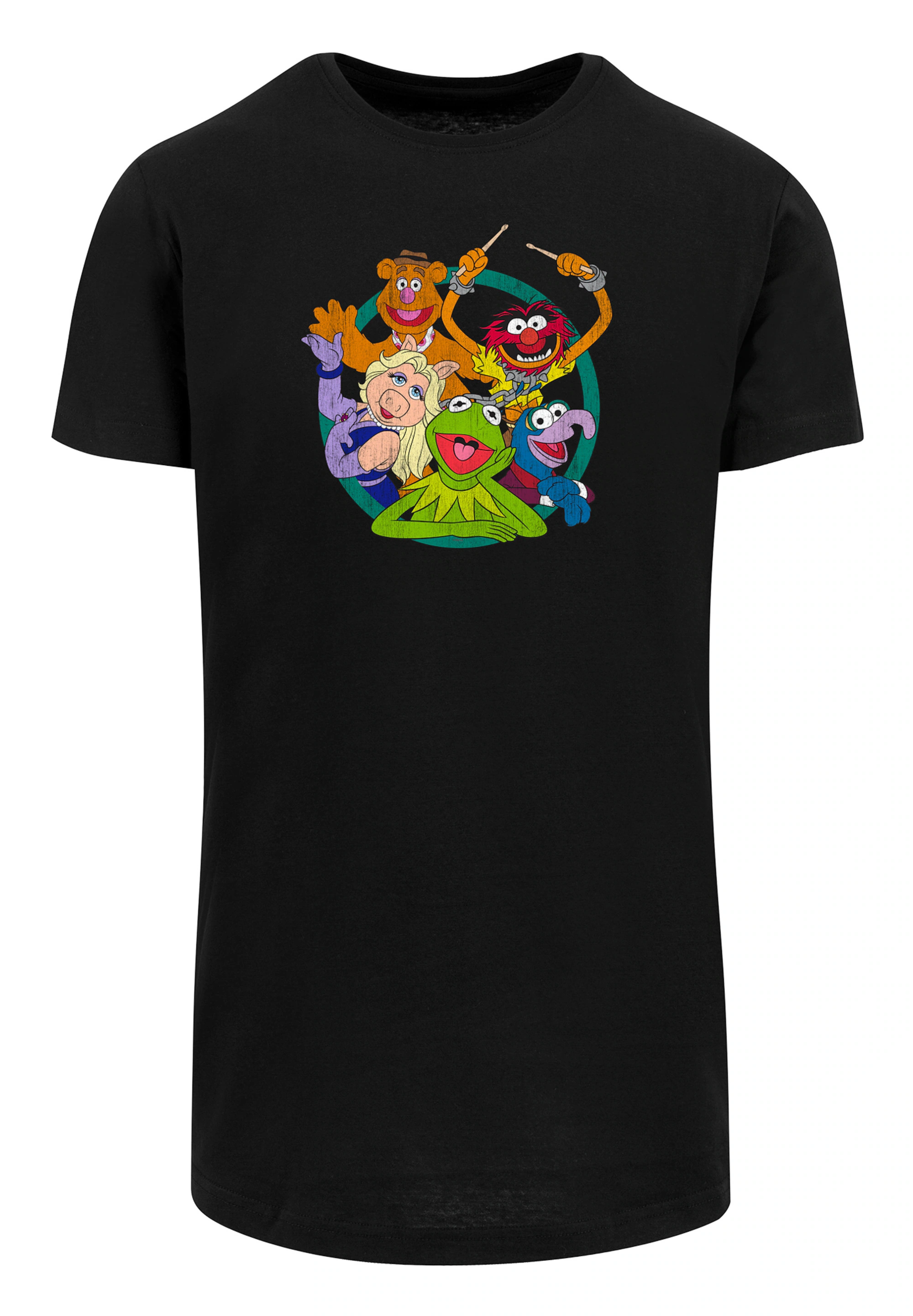 F4NT4STIC T-Shirt "Long Cut T-Shirt Disney Muppets Group Circle", Herren,Pr günstig online kaufen