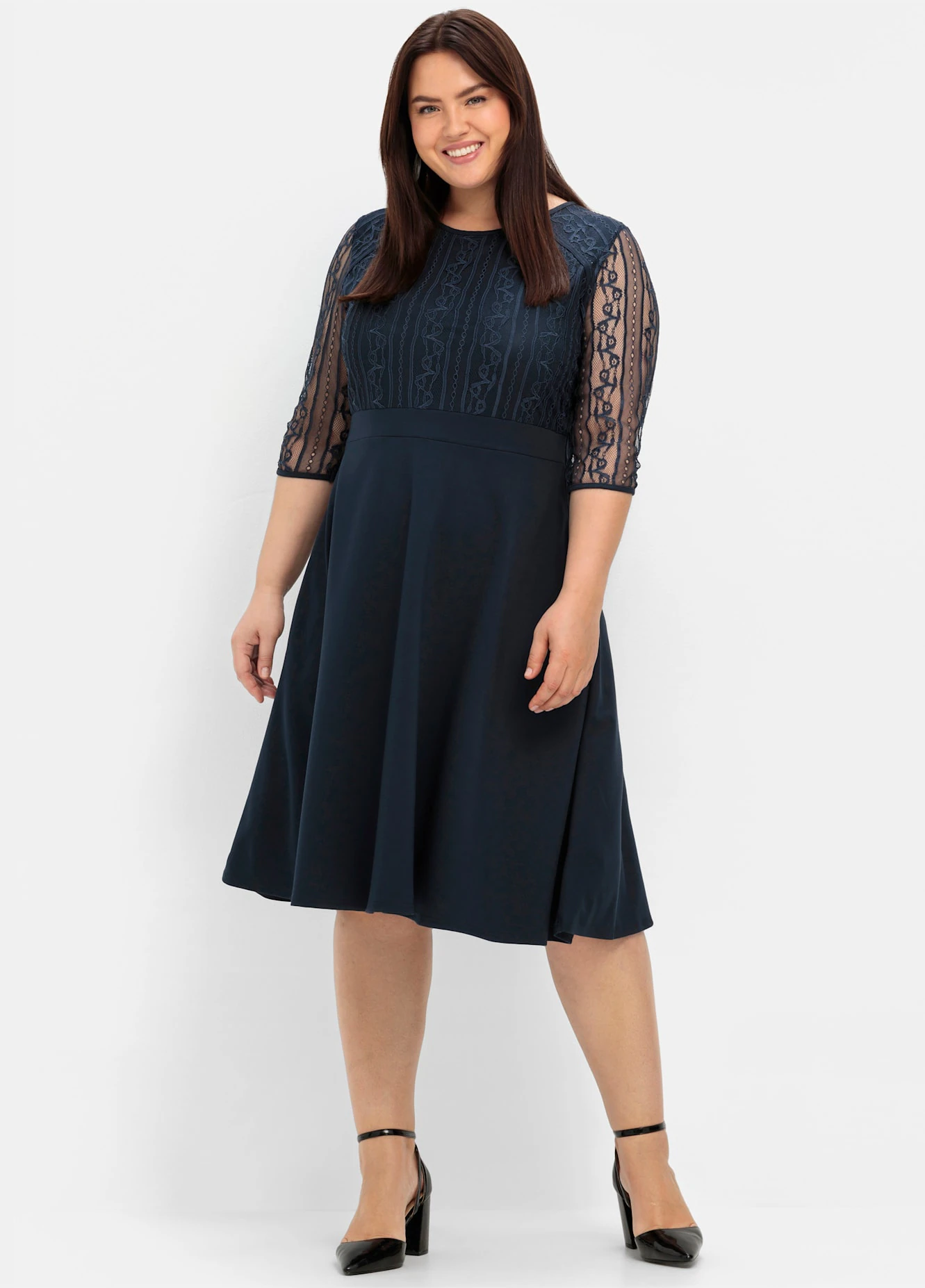 Sheego Cocktailkleid "Abendkleid" günstig online kaufen