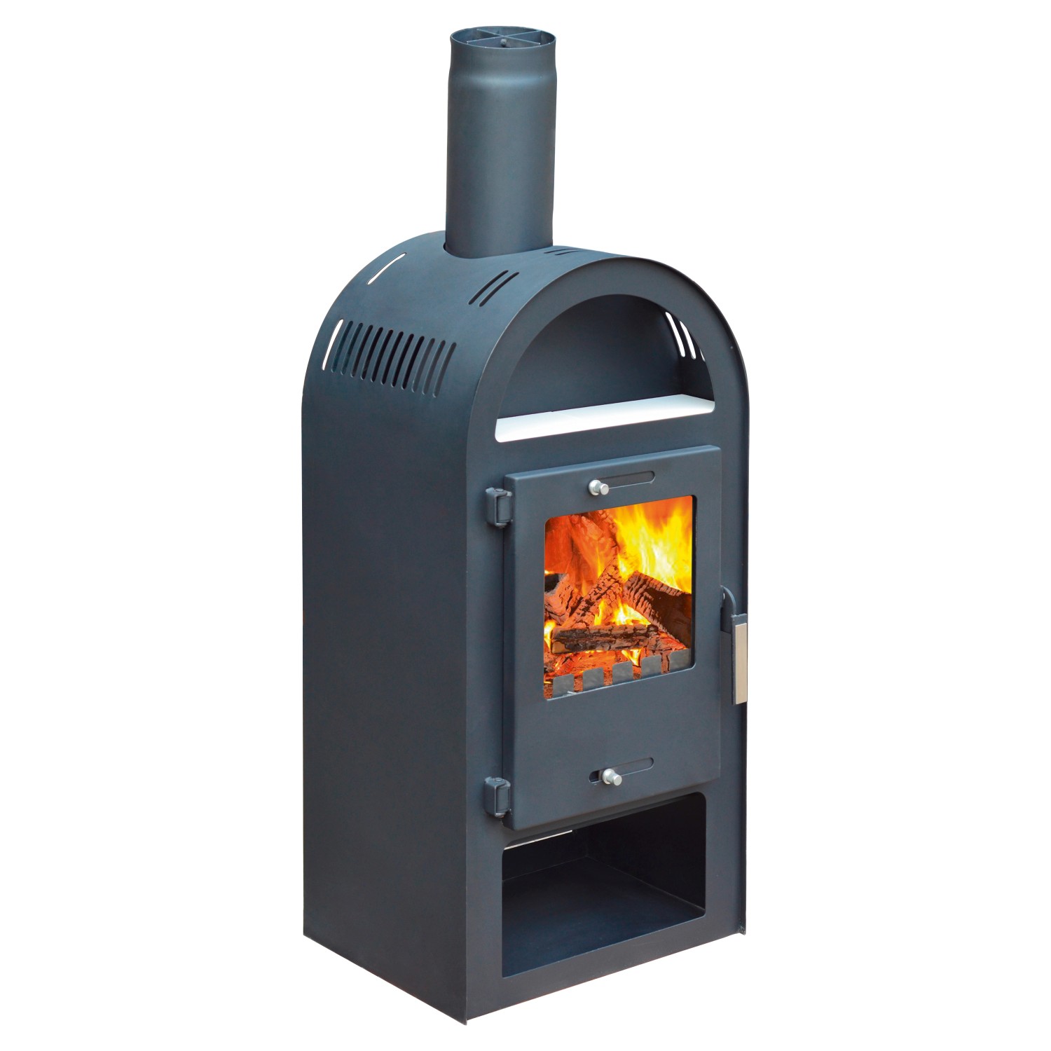 Kaminofen Magna 3.0 (UNI-1963 3.0) Stahl Schwarz 7 kW EEK: A günstig online kaufen