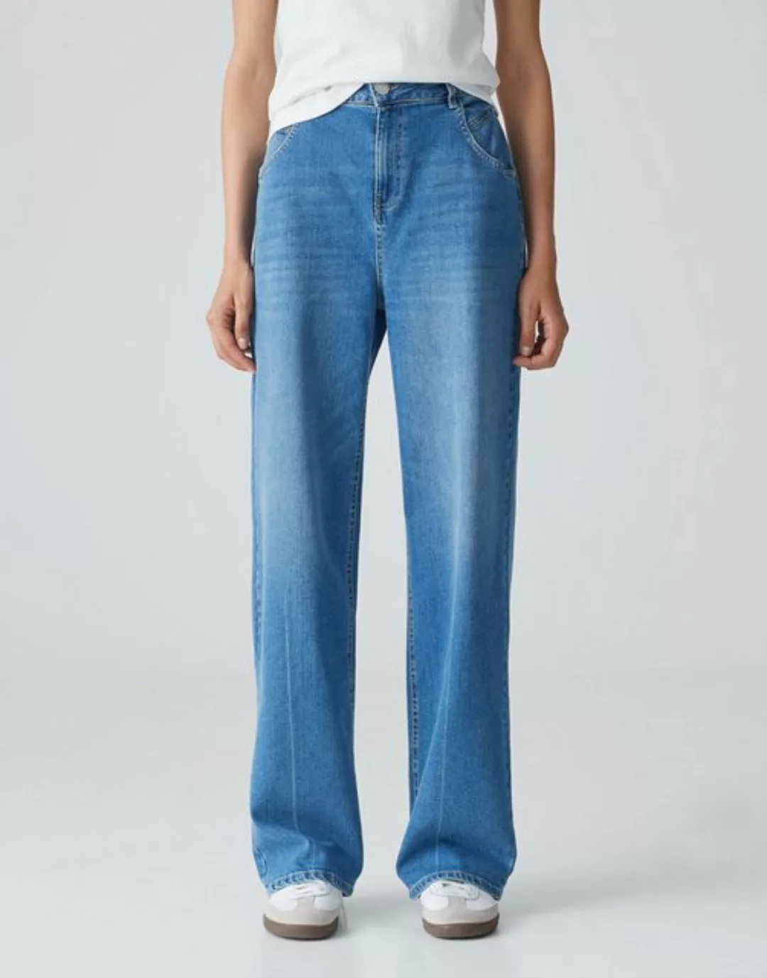 OPUS Weite Jeans Miberta Normal Baumwolle Baumwolle günstig online kaufen