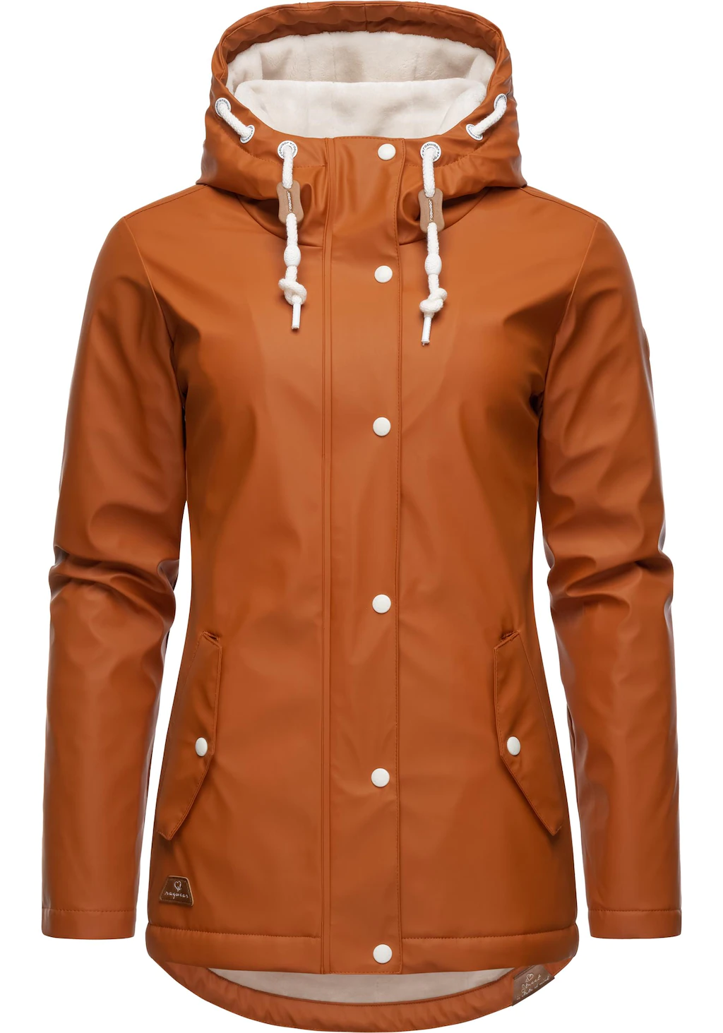 Ragwear Regenjacke "Marge", mit Kapuze, warm gefütterter Damen Winter Regen günstig online kaufen