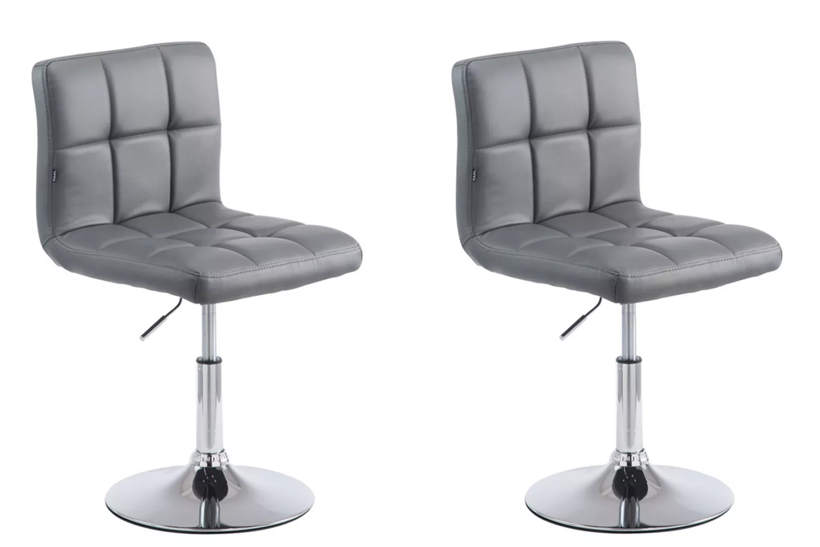 2er Set Lounger Palma V2 Kunstleder Grau günstig online kaufen