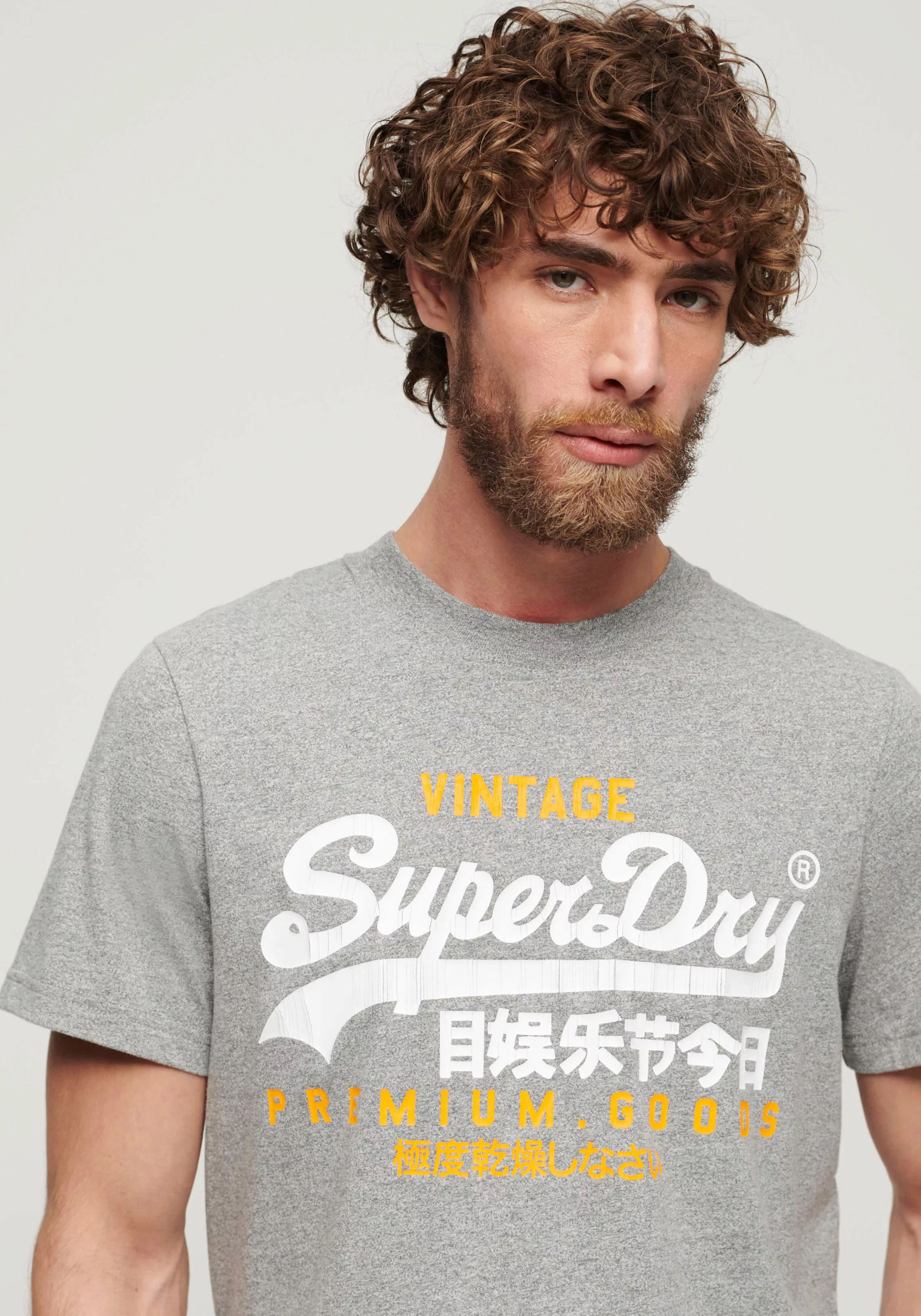 Superdry Print-Shirt SD-VL DUO TEE Mit Cracked Print günstig online kaufen