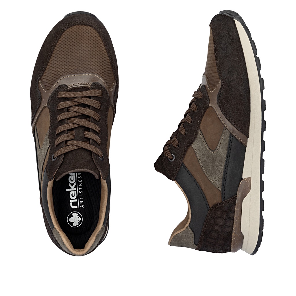Rieker Sneaker, Halbschuh, Schnürschuh, Freizeitsneaker mit weichem Schaftr günstig online kaufen