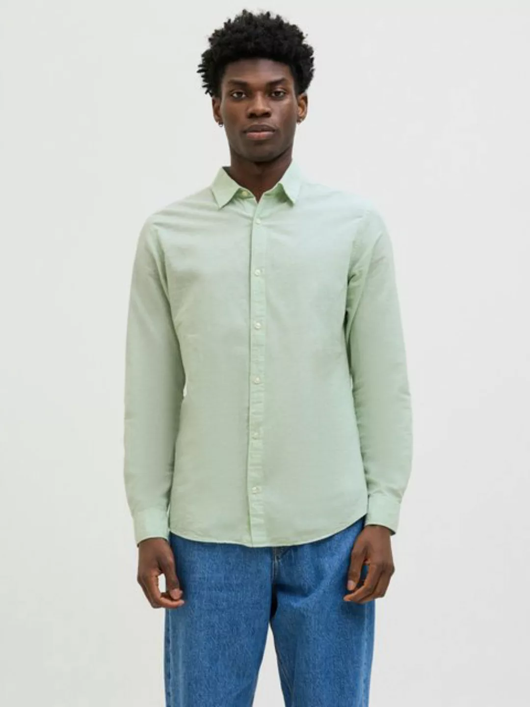 Jack & Jones Langarmhemd JJEBREEZE SHIRT LS SN mit Hemdkragen günstig online kaufen