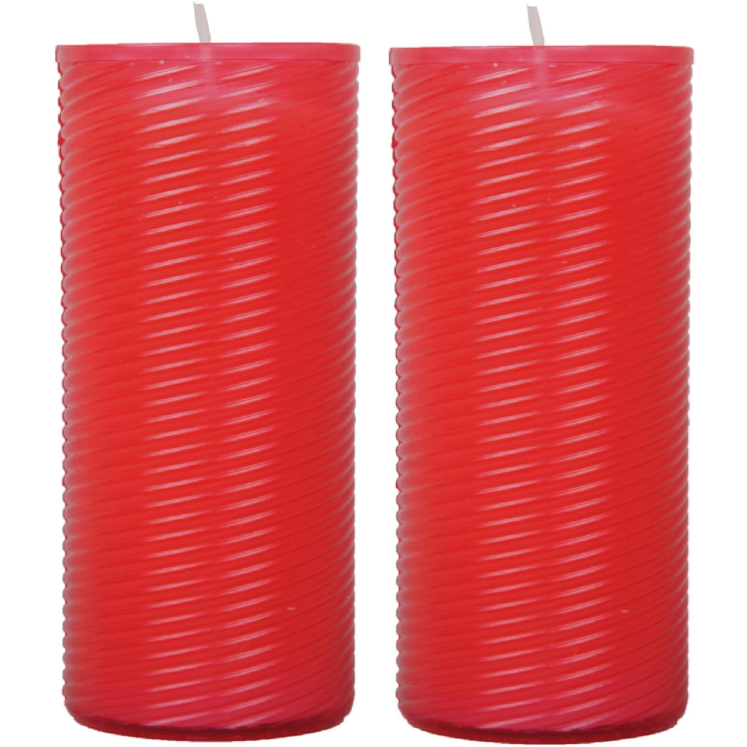 HS Candle 2er Pack Ersatzkerze Nachfüller Rot N3 13 cm günstig online kaufen