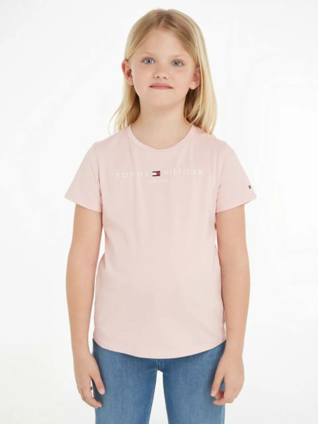 Tommy Hilfiger Kurzarmshirt ESSENTIAL TEE S/S (1-tlg) mit Tommy Hilfiger Lo günstig online kaufen