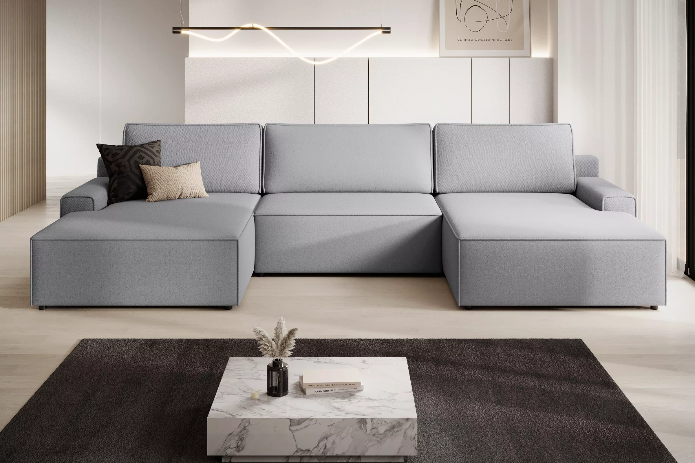 TRENDMANUFAKTUR Wohnlandschaft »Challenge, Schlafsofa mit Bettkasten, Couch günstig online kaufen