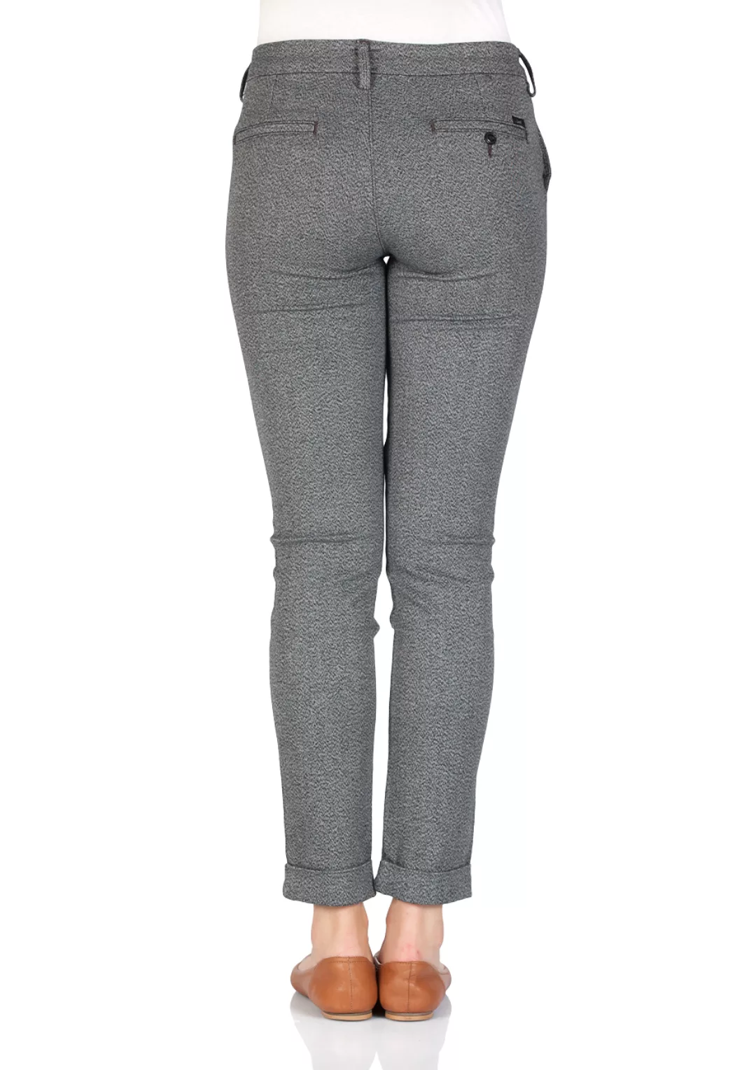 Lee Damen Hose Slim Chino - Slim Fit - Grau - Grey Flanel günstig online kaufen