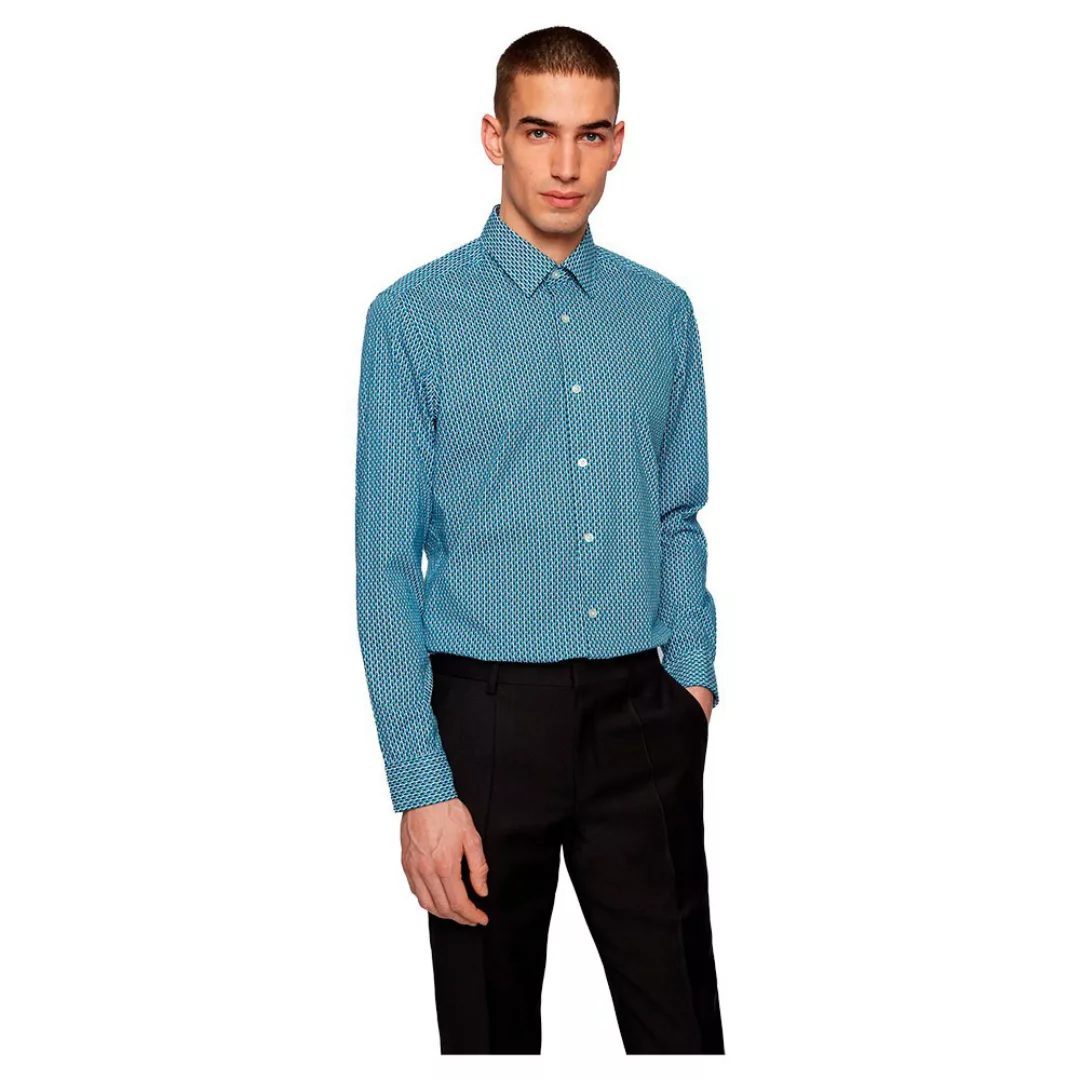 Boss 50450945 Lukas Shirt L Turquoise / Aqua günstig online kaufen