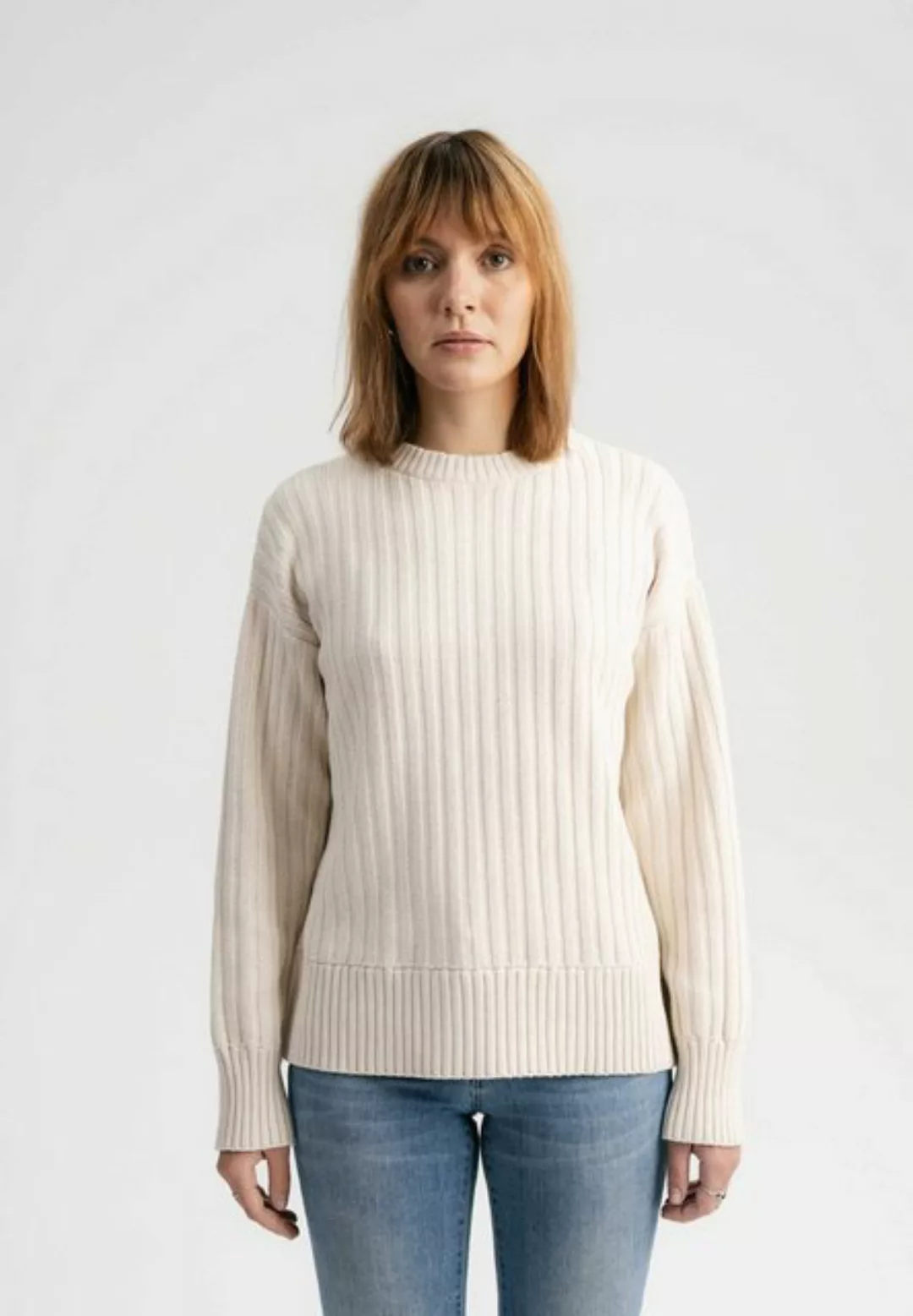 MELA Strickpullover Strukturierter Strickpullover ISHANI clean günstig online kaufen