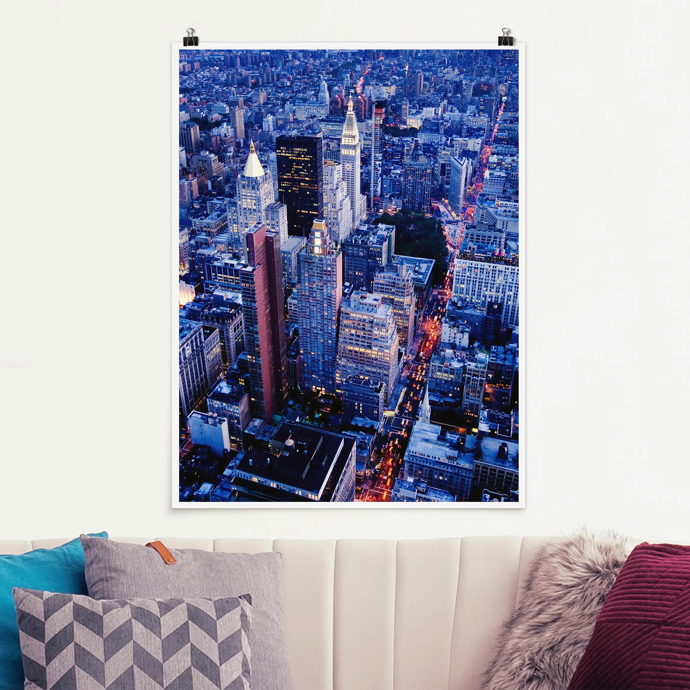 Poster Architektur & Skyline - Hochformat Big Apple günstig online kaufen
