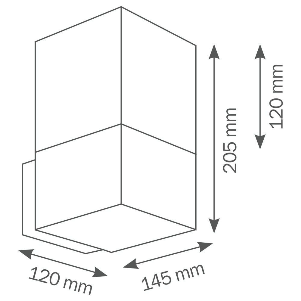 Wandleuchte A-244365, ohne Bewegungsmelder, Edelstahl, Opalglas, E27, IP44, günstig online kaufen