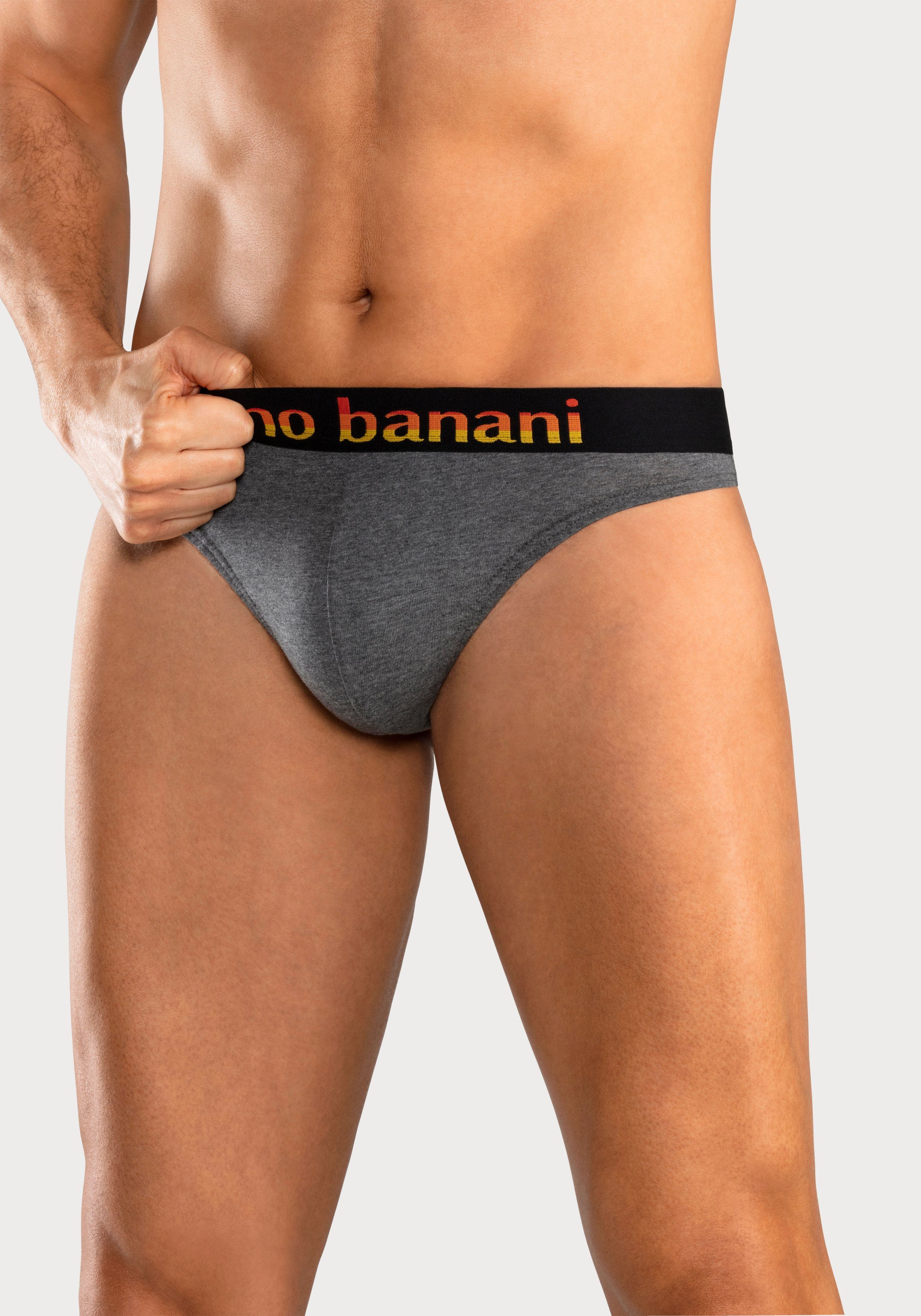 Bruno Banani String, (Packung, 5 St.), mit Streifen Logo Webbund günstig online kaufen