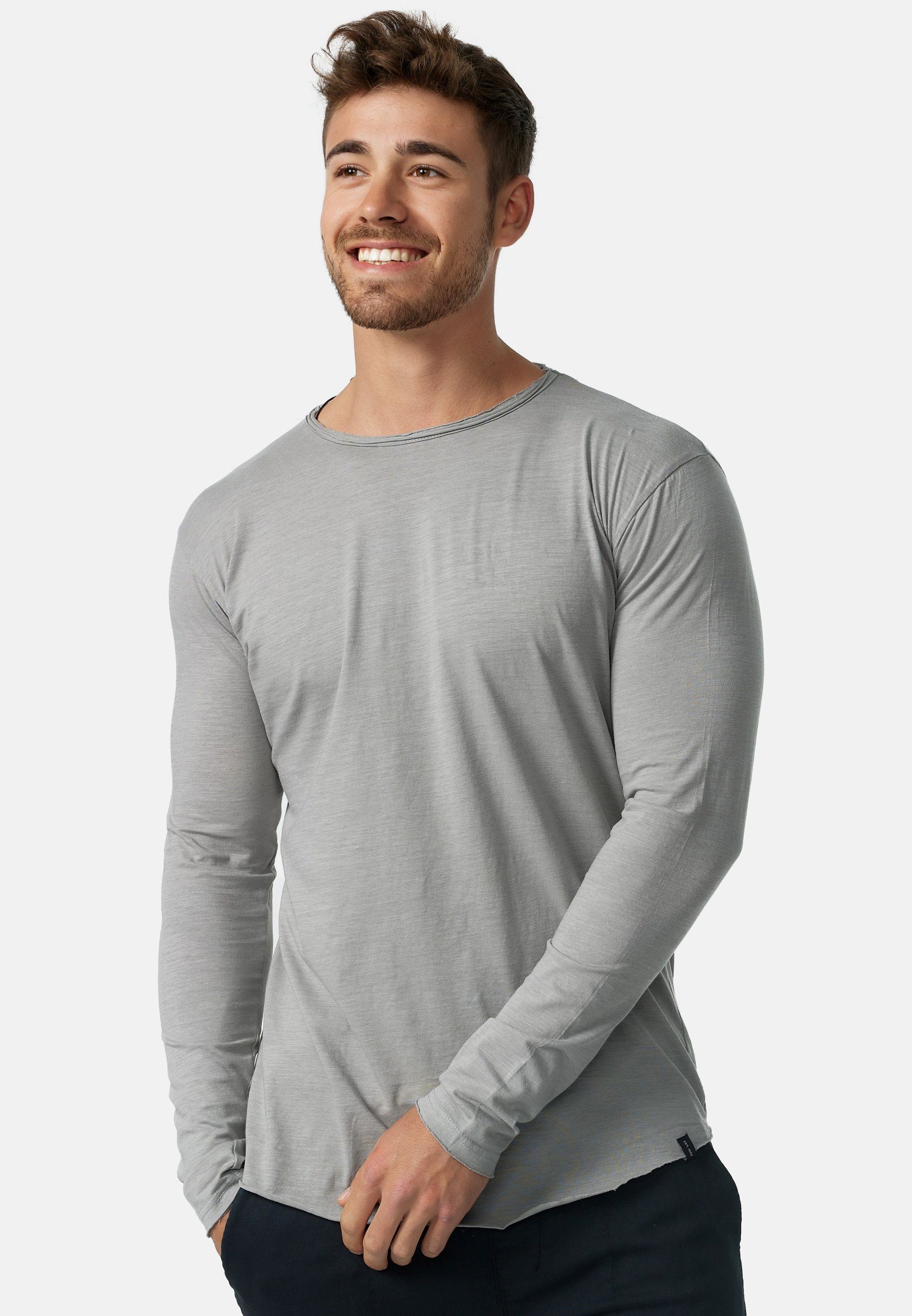 Indicode Langarmshirt Willbur Longsleeve Longsleeve günstig online kaufen