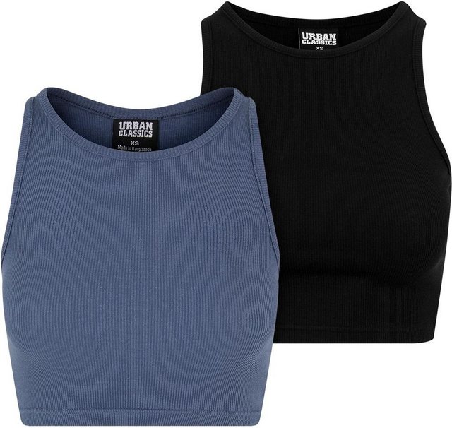 URBAN CLASSICS Shirttop Ladies Cropped Rib Top 2-Pack günstig online kaufen