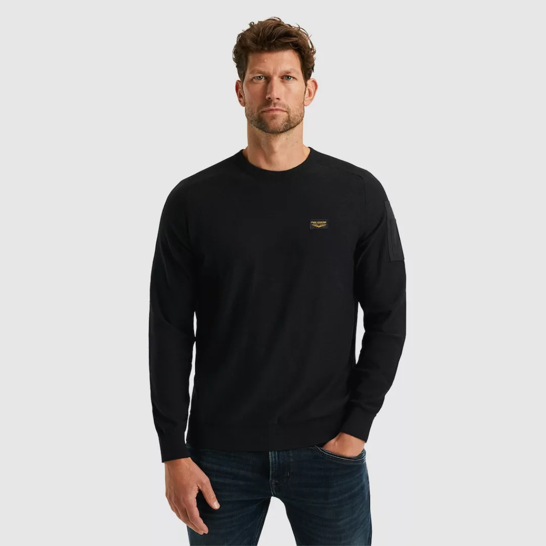 PME Legend Herren Rundhals Pullover R-NECK AMERICAN CLASSIC BUCKLEY KNIT - günstig online kaufen