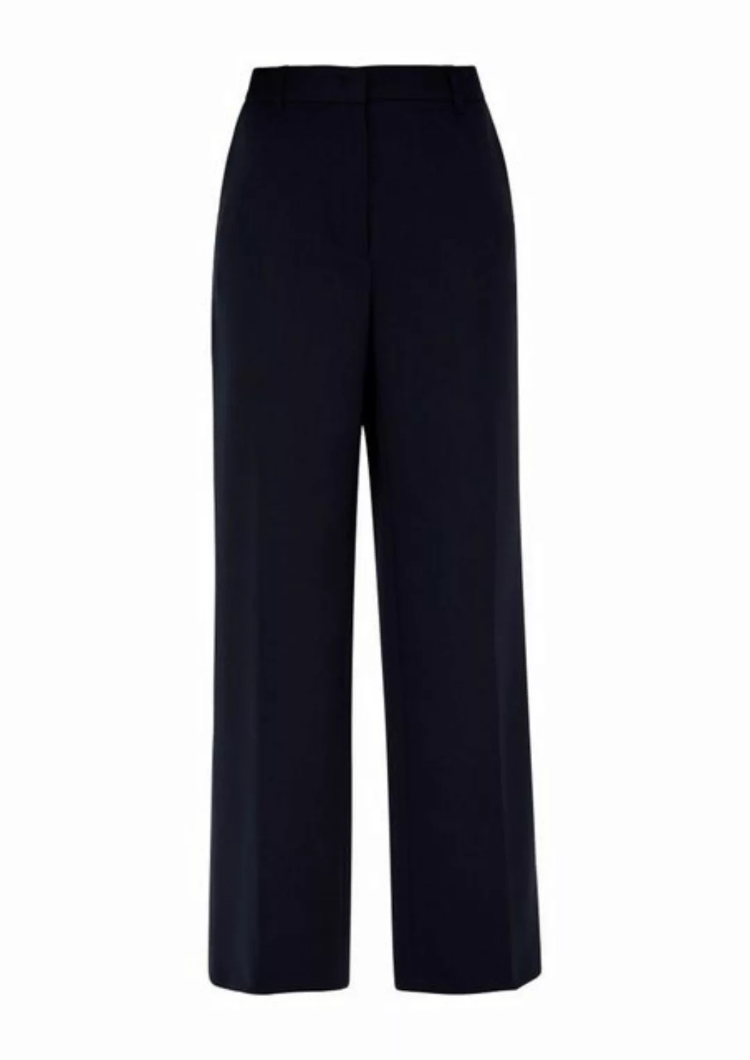 s.Oliver BLACK LABEL Stoffhose Regular: Wide Leg Hose aus Viskosemix günstig online kaufen