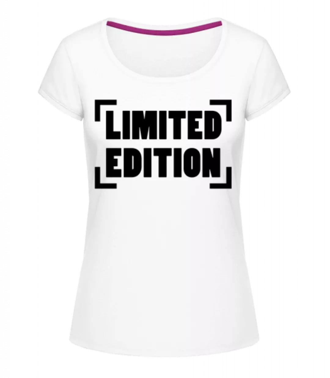 Limited Edition Logo · Frauen T-Shirt U-Ausschnitt günstig online kaufen