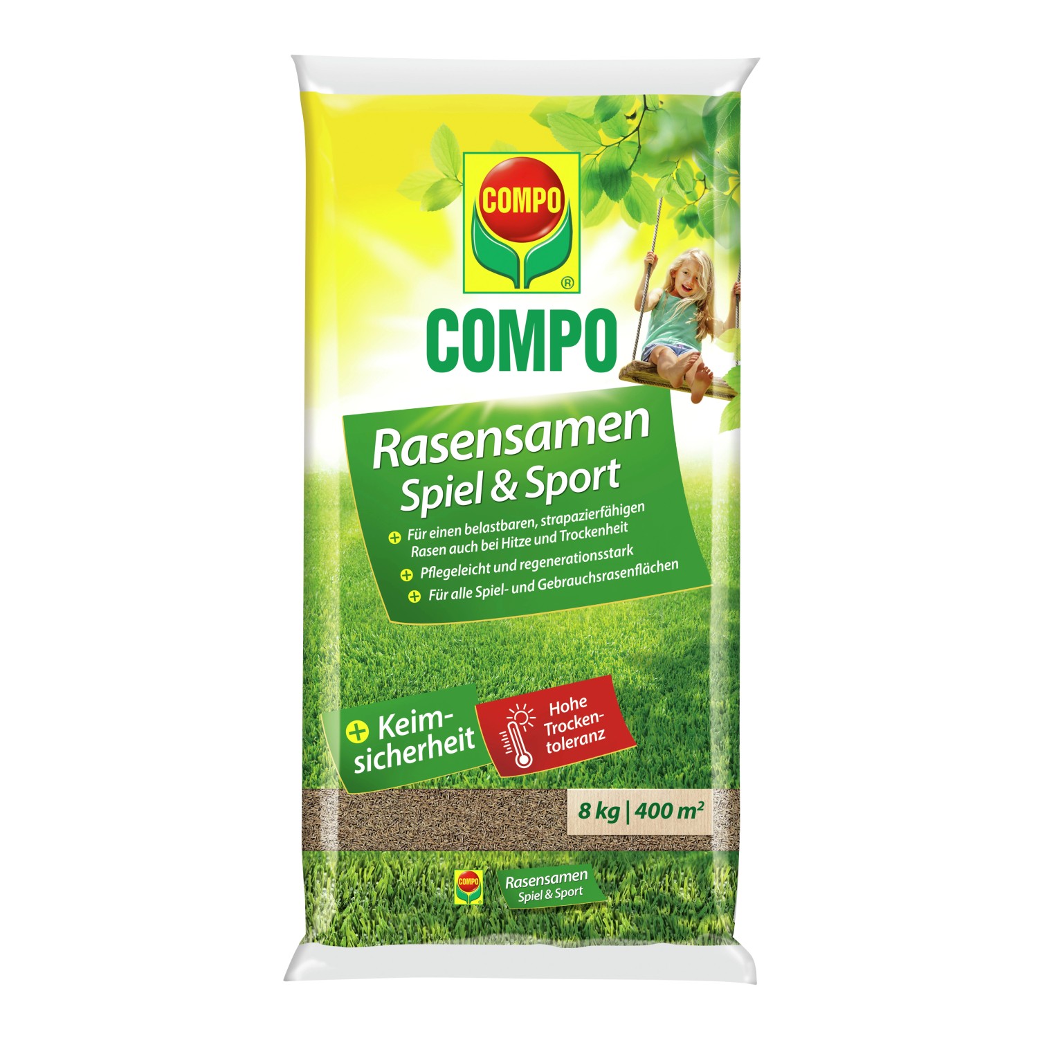 Compo Rasensamen Spiel & Sport 8 kg günstig online kaufen