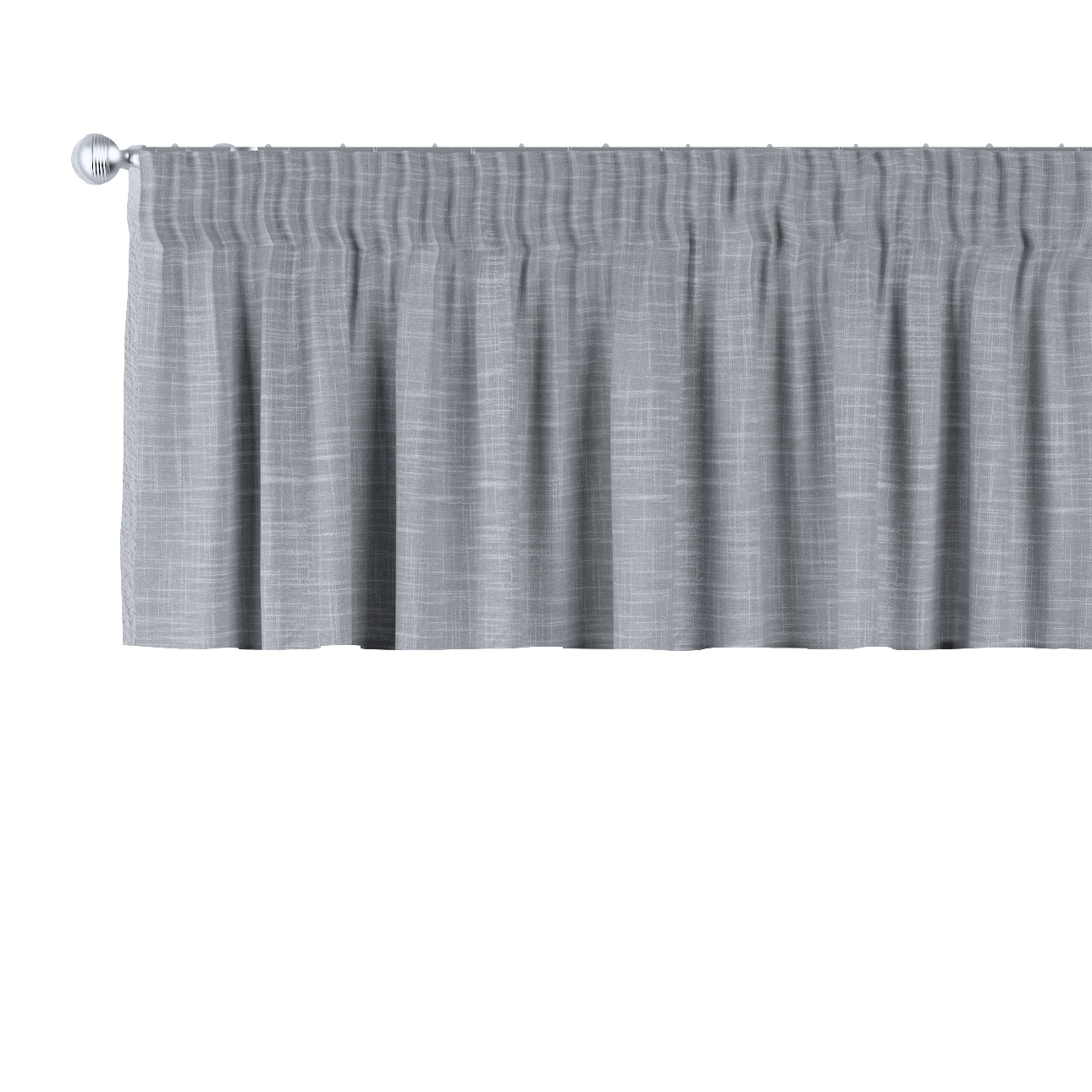 Kurzgardine mit Kräuselband, grau, 130 x 40 cm, Harmony (144-78) günstig online kaufen