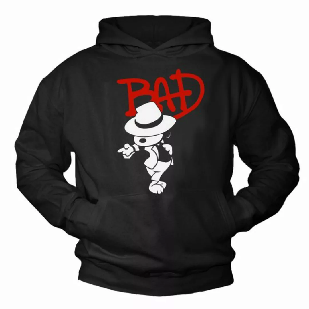 MAKAYA Kapuzenpullover Herren Bad Dog Hip Hop Sweatshirt Kapuze Aufdruck Pu günstig online kaufen