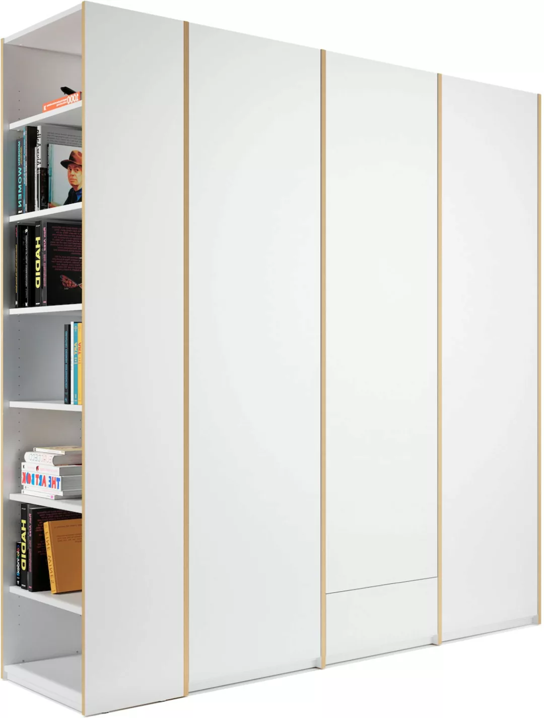 Müller SMALL LIVING Kleiderschrank Modular Plus Variante 3 geräumige Schubl günstig online kaufen